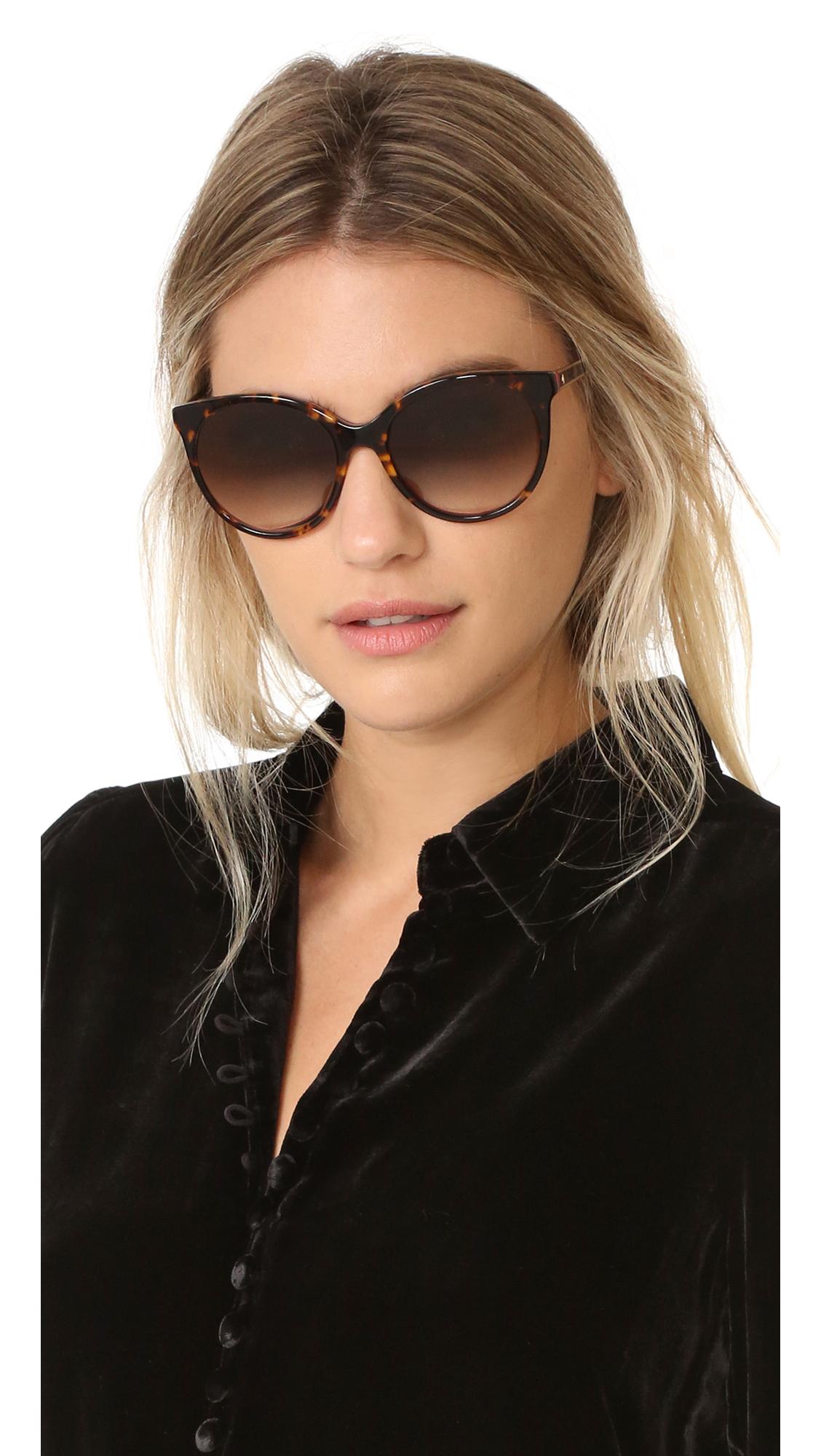 Kate Spade Amaya Sunglasses in Brown | Lyst