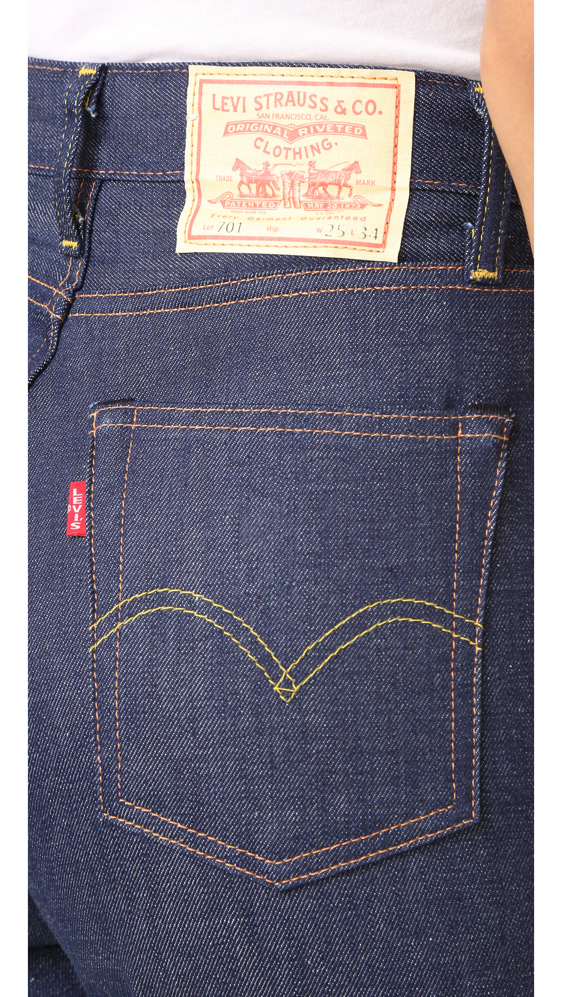 Levi's Vintage Clothing 1950's 701 Jeans in Blue | Lyst