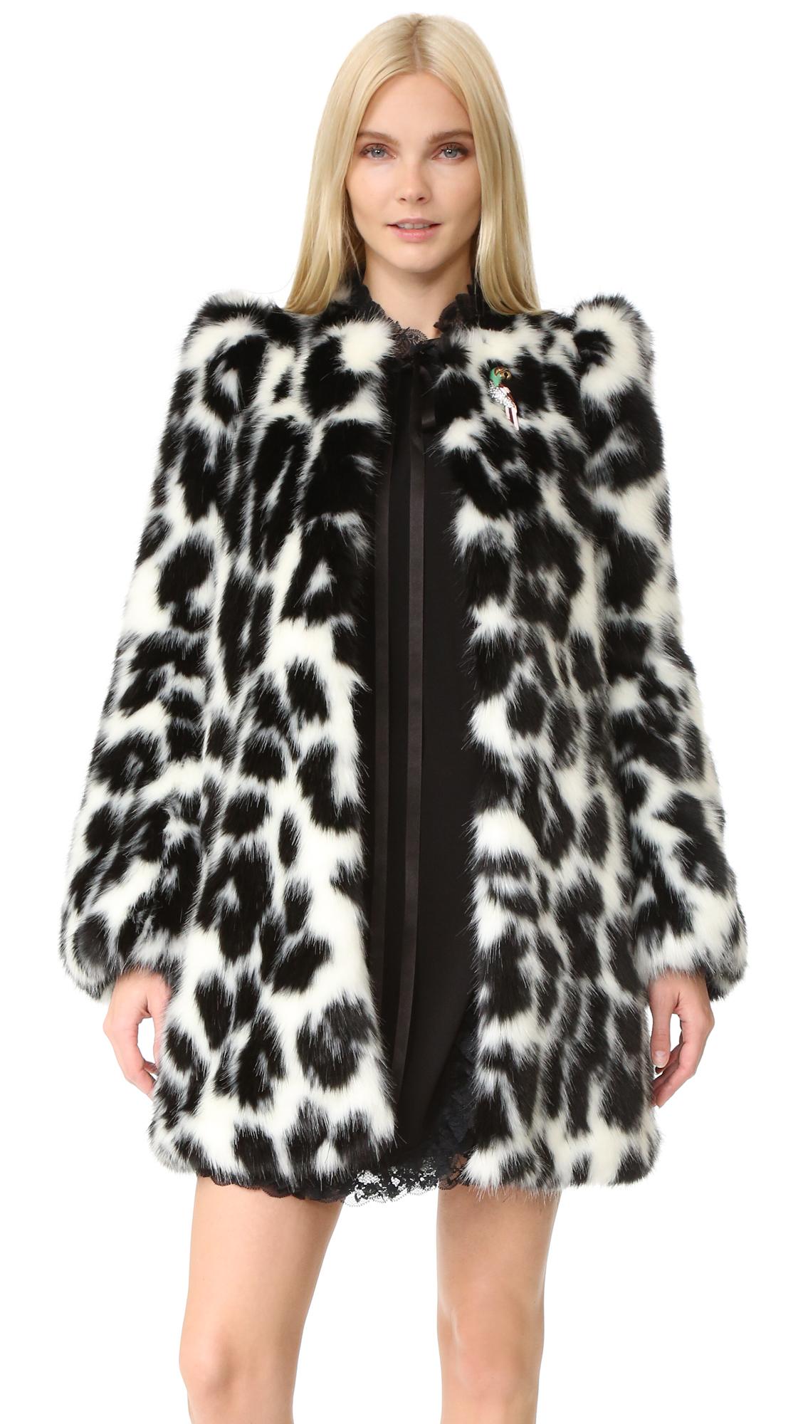 marc jacobs leopard coat