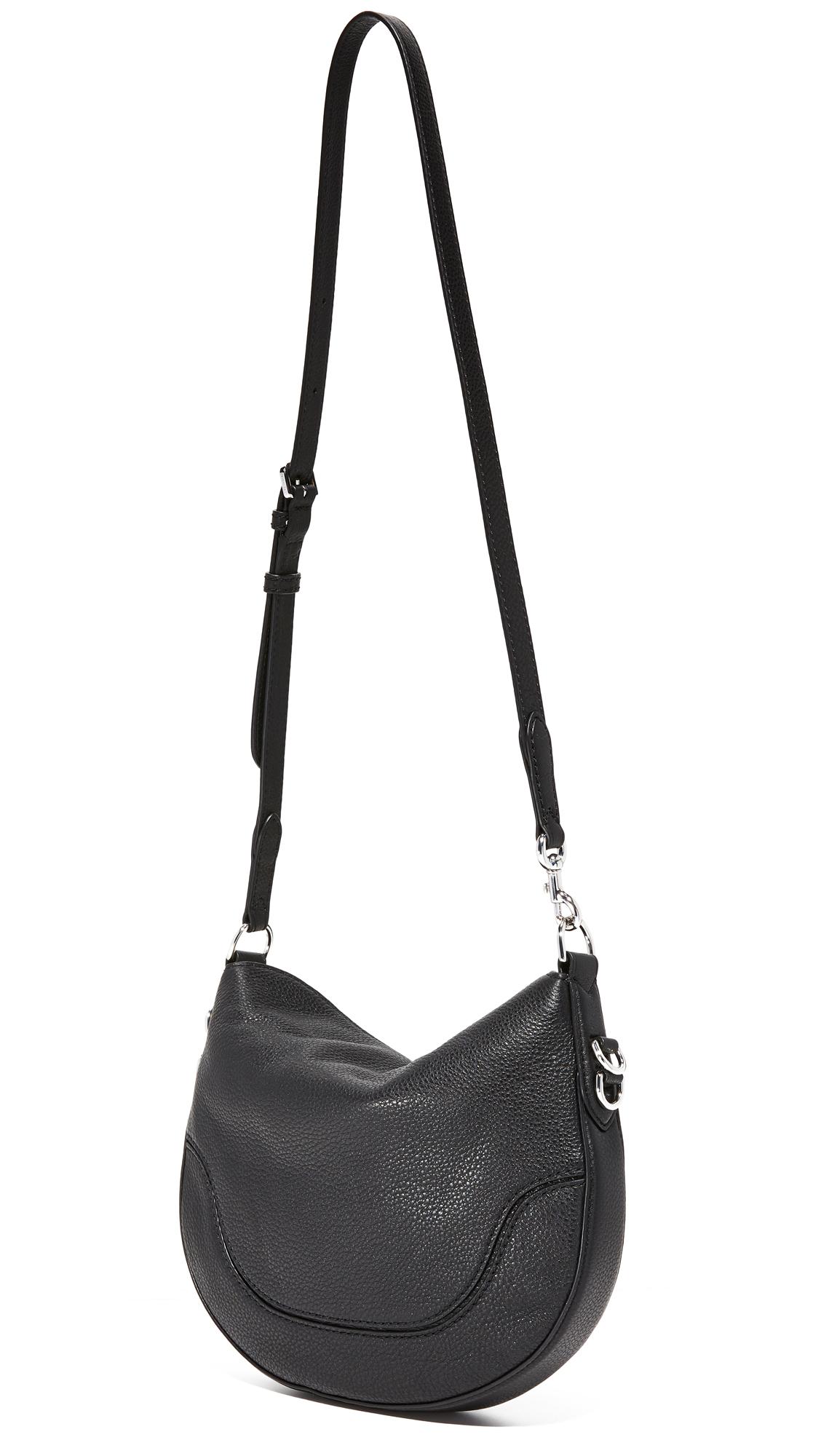 Marc Jacobs The Drifter Leather Hobo In Black IUCN Water