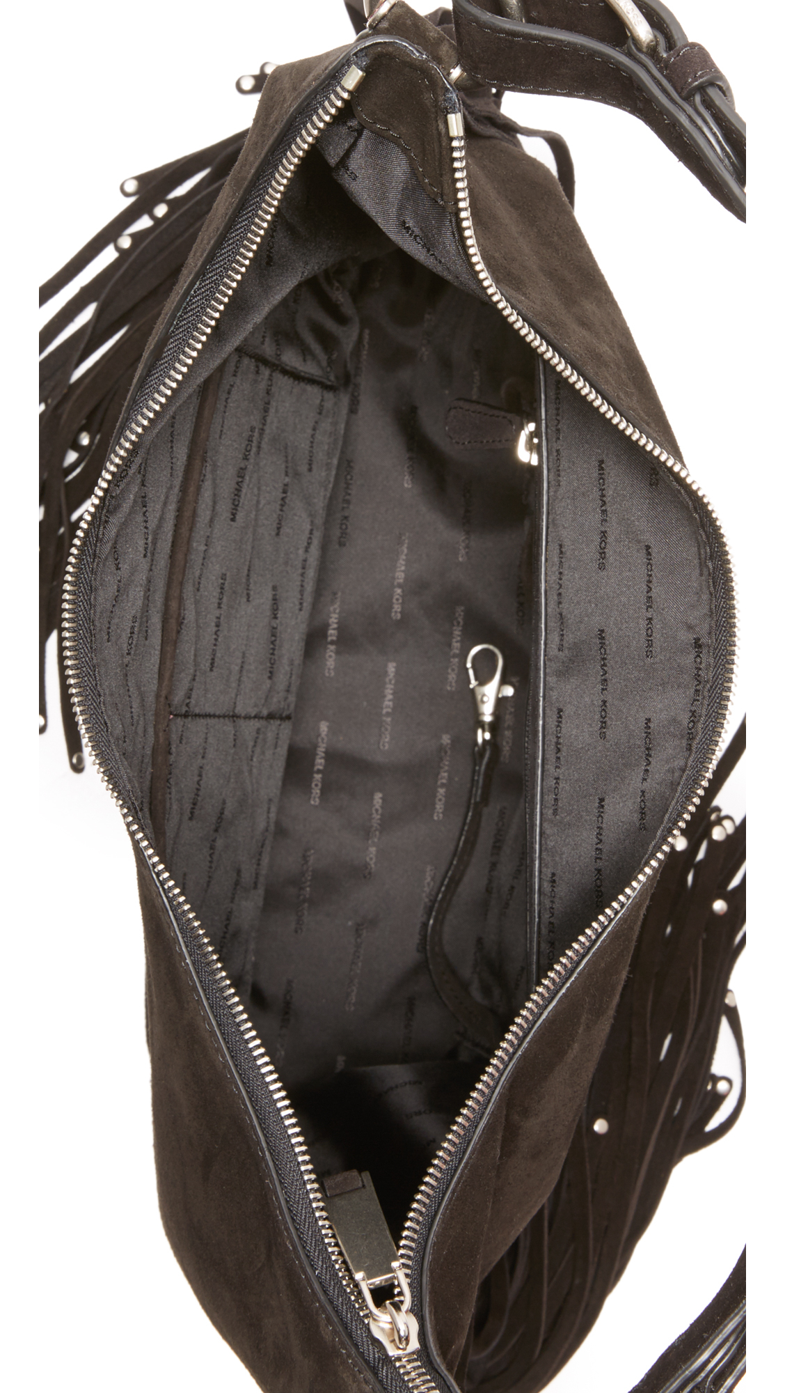 Black Fringe Hobo Bags IUCN Water