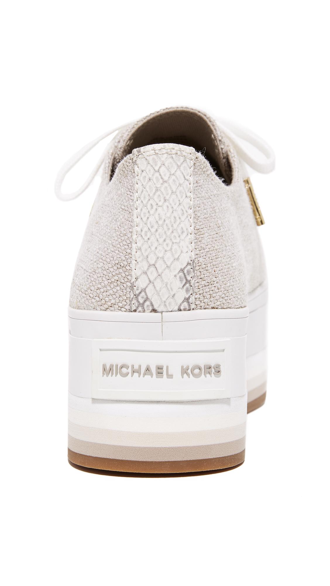 michael kors ronnie platform sneakers