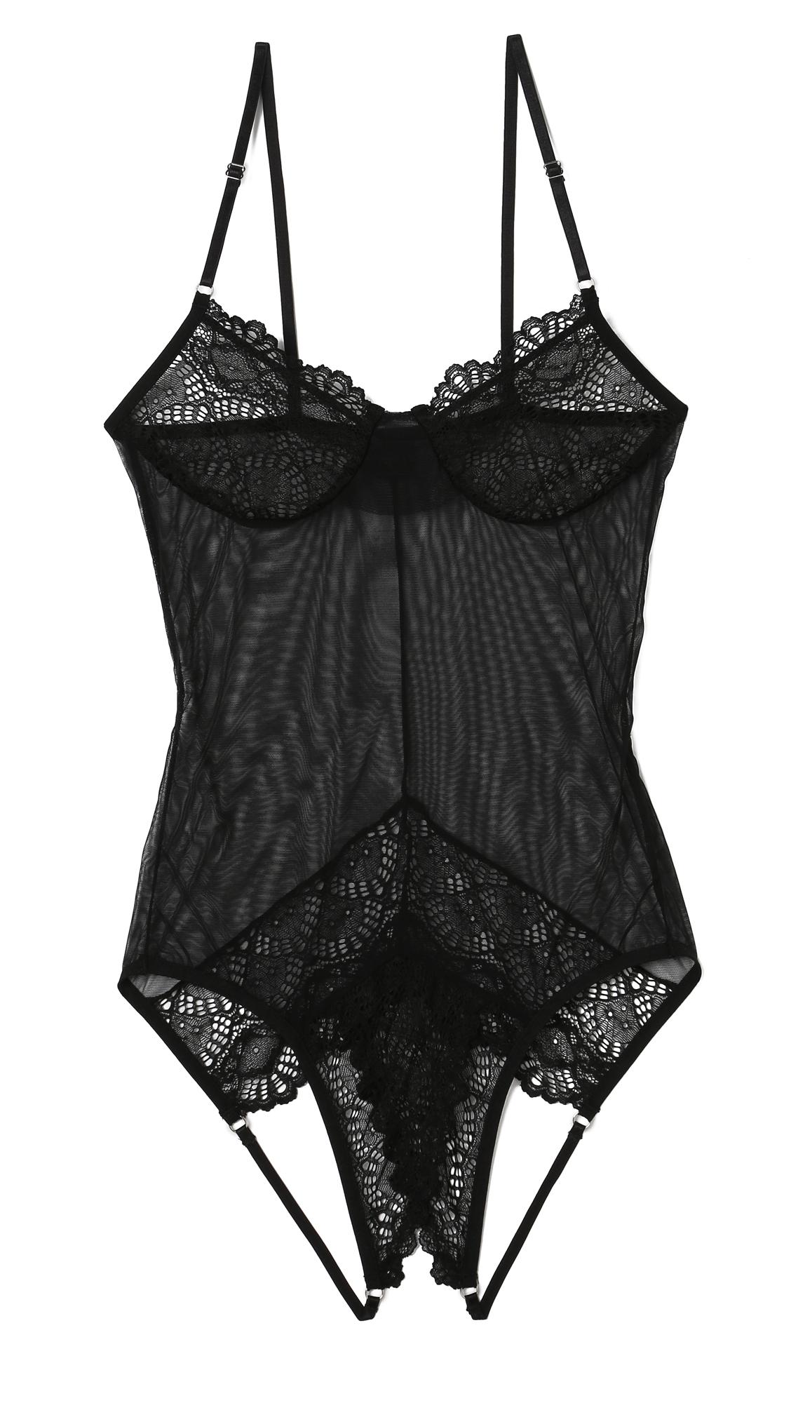 Only hearts Whisper Sweet Nothings Coucou Bodysuit in Black | Lyst