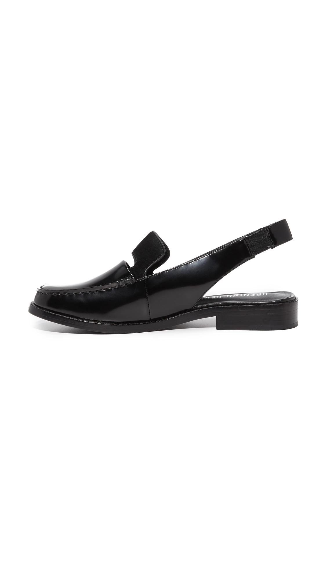 Opening Ceremony Bettsy Slingback Loafers in Black | Lyst