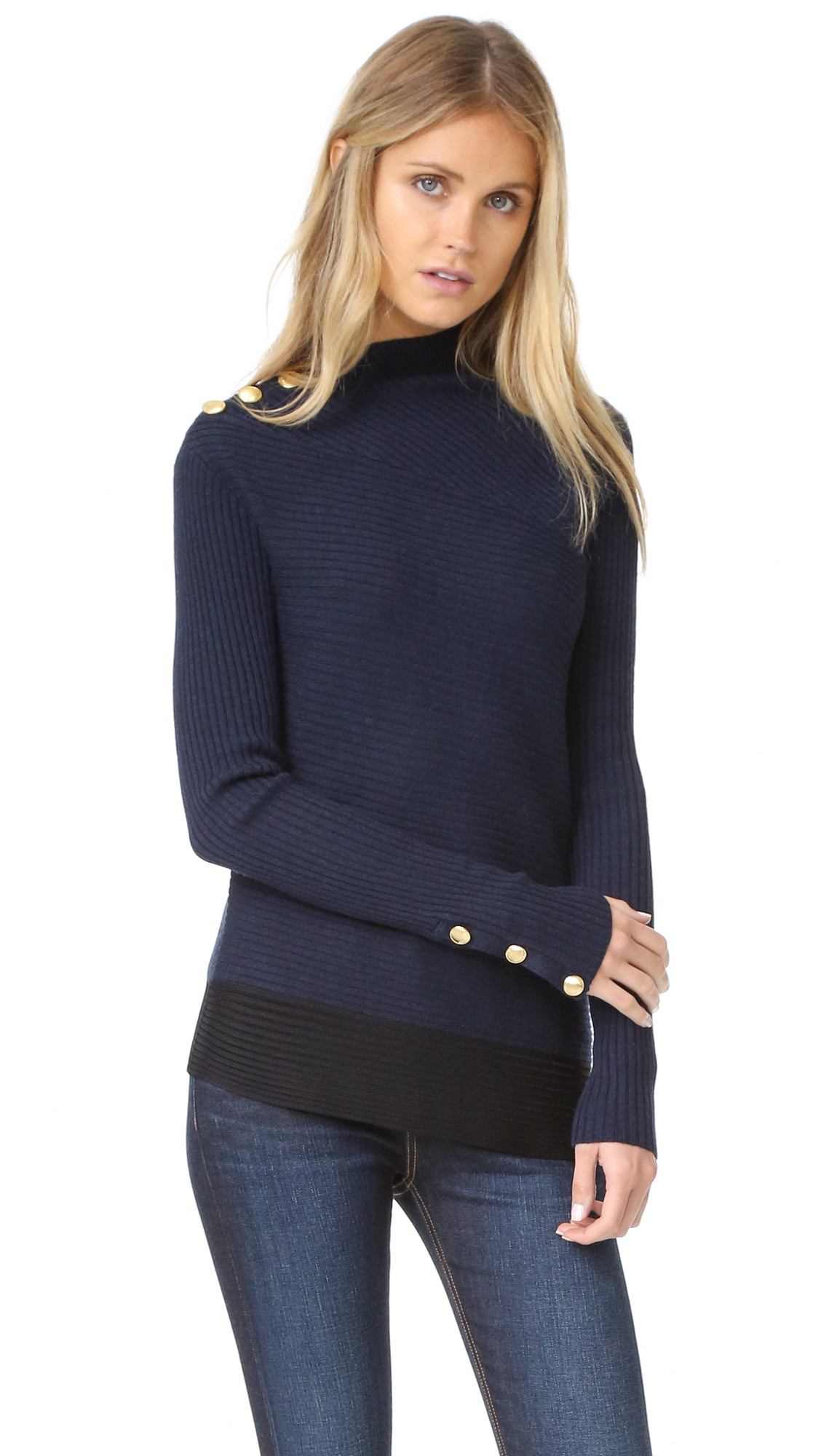 rag and bone navy sweater