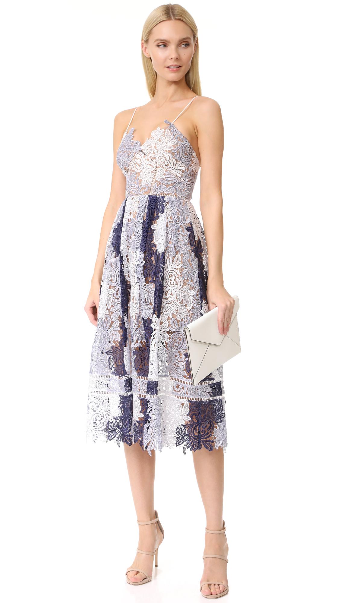self portrait camellias dress