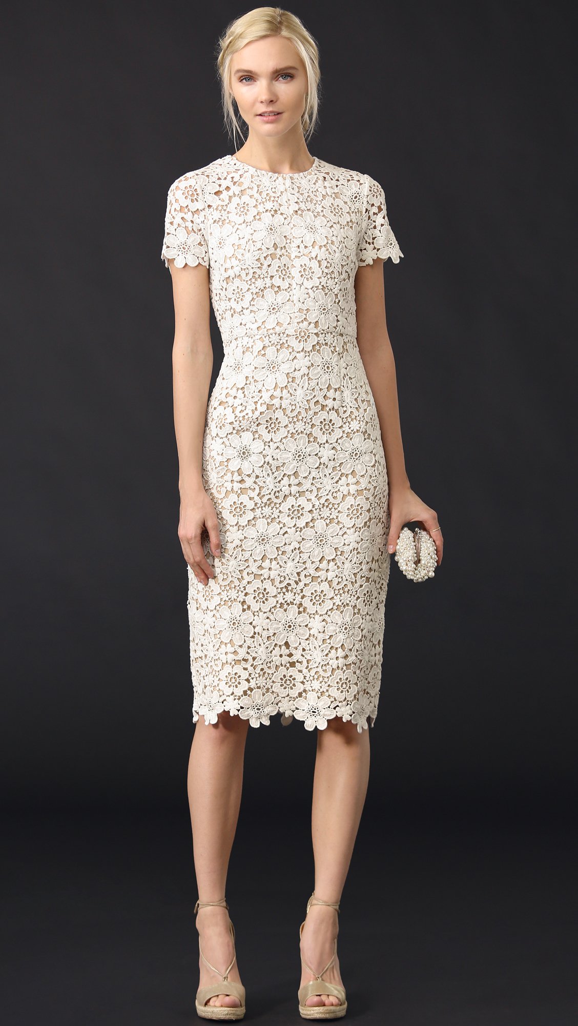 Shoshanna Beaux Lace Dress | Lyst