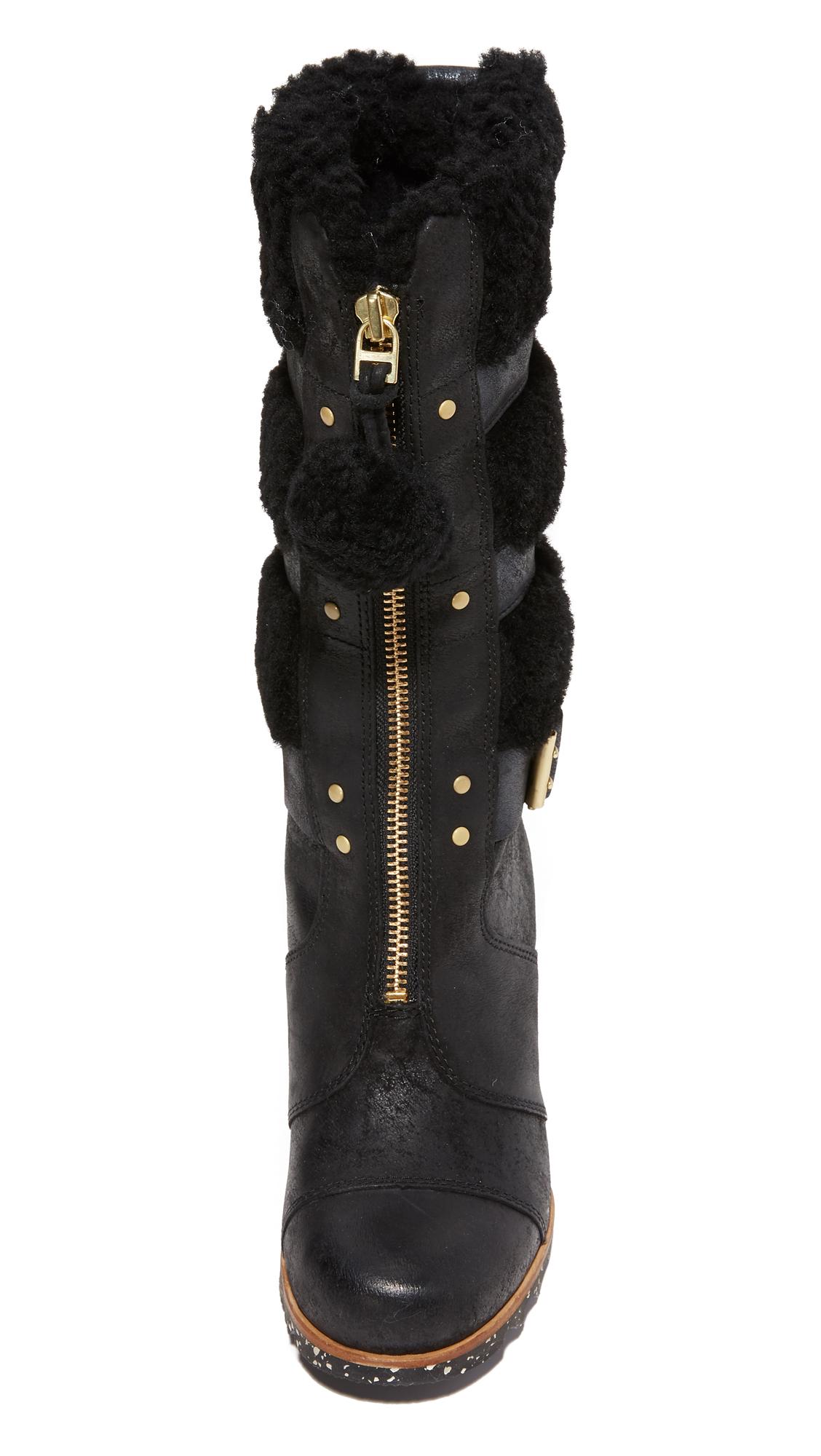 sorel helen wedge holiday boot