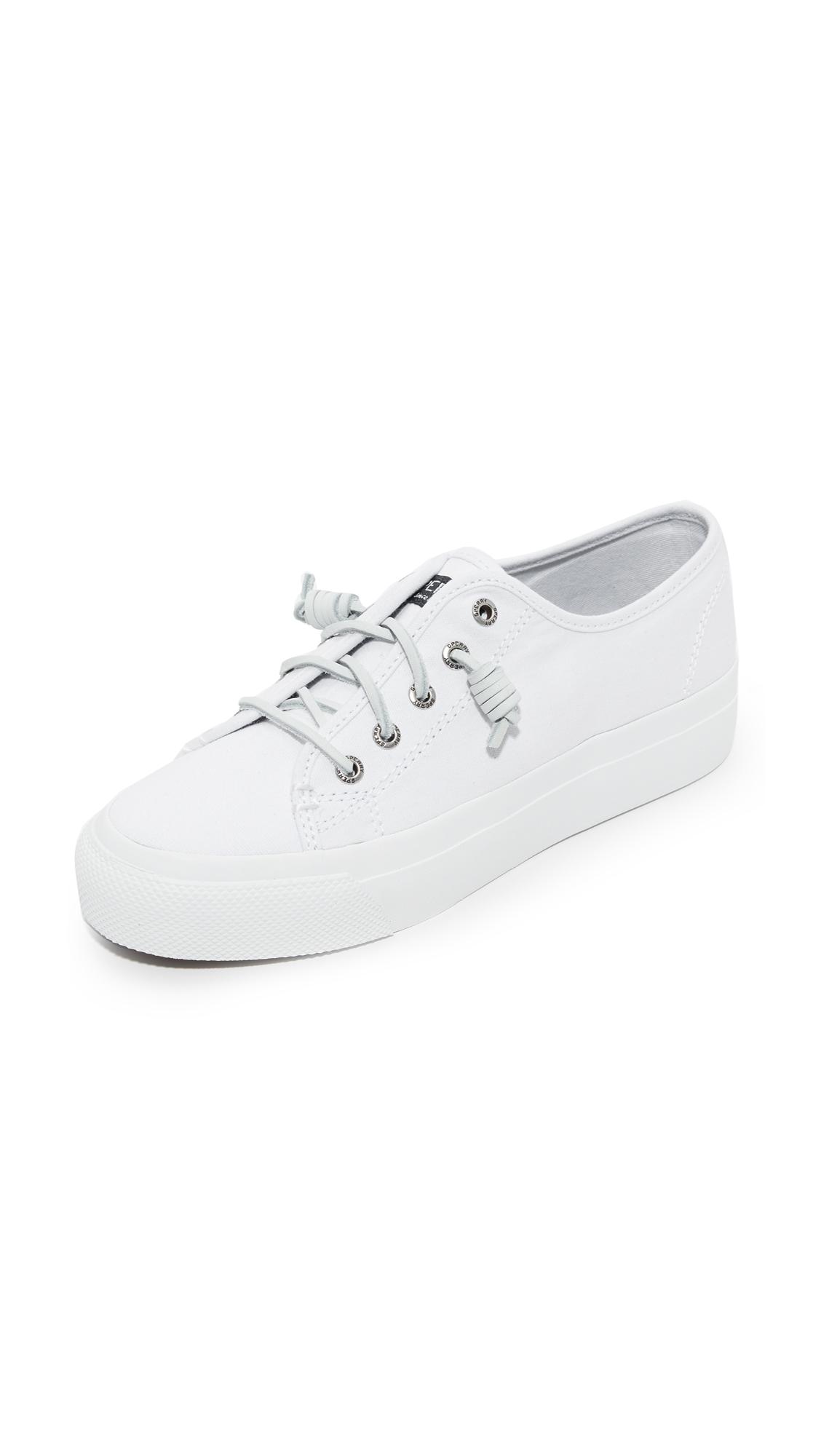 Sperry top-sider Sky Sail Platform Sneakers in White | Lyst