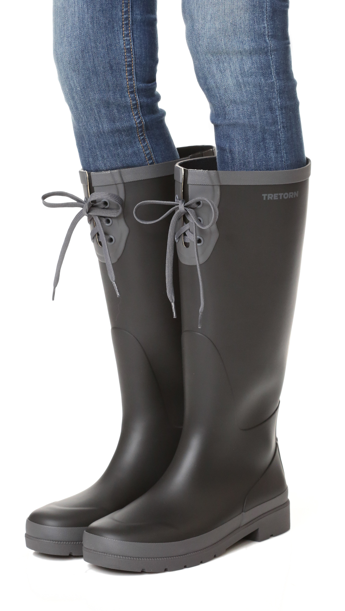 Download Tretorn Rubber Lacey Tall Rain Boots - Lyst