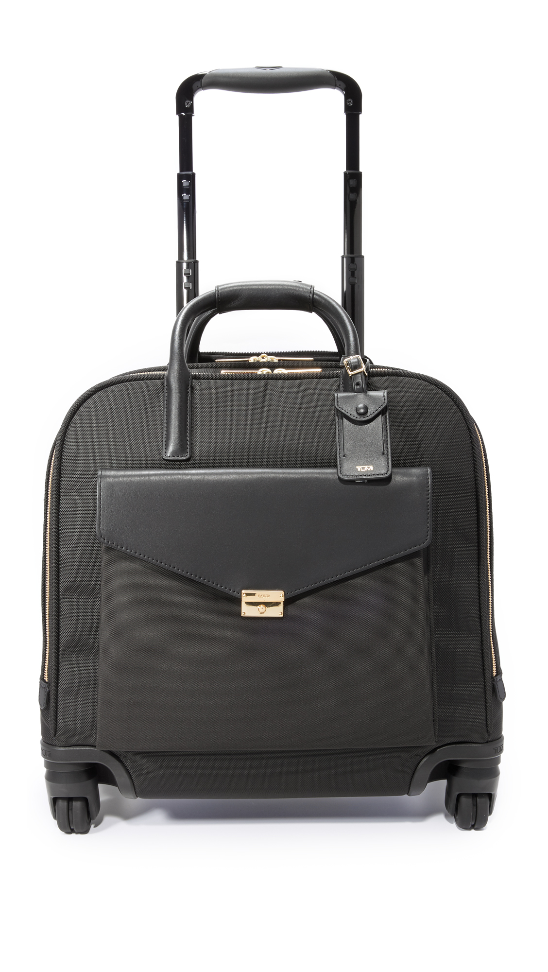 Tumi Soma Wheeled Briefcase in Black - Lyst