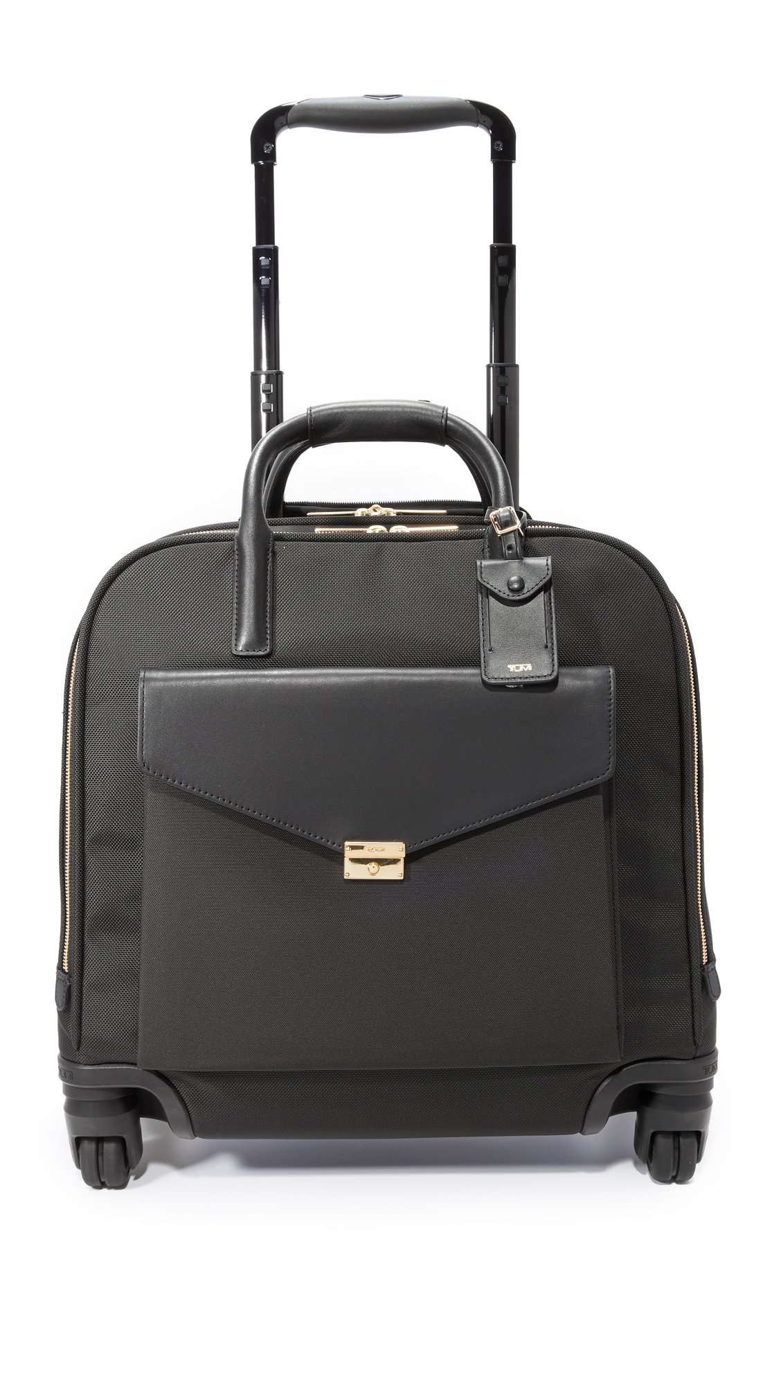 Tumi Soma Wheeled Briefcase in Black Lyst