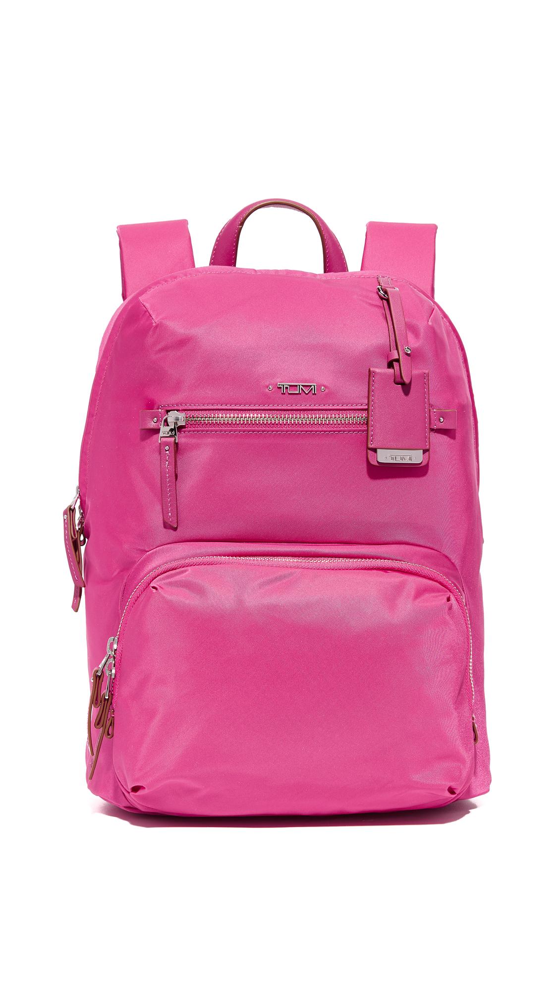 tumi backpack pink