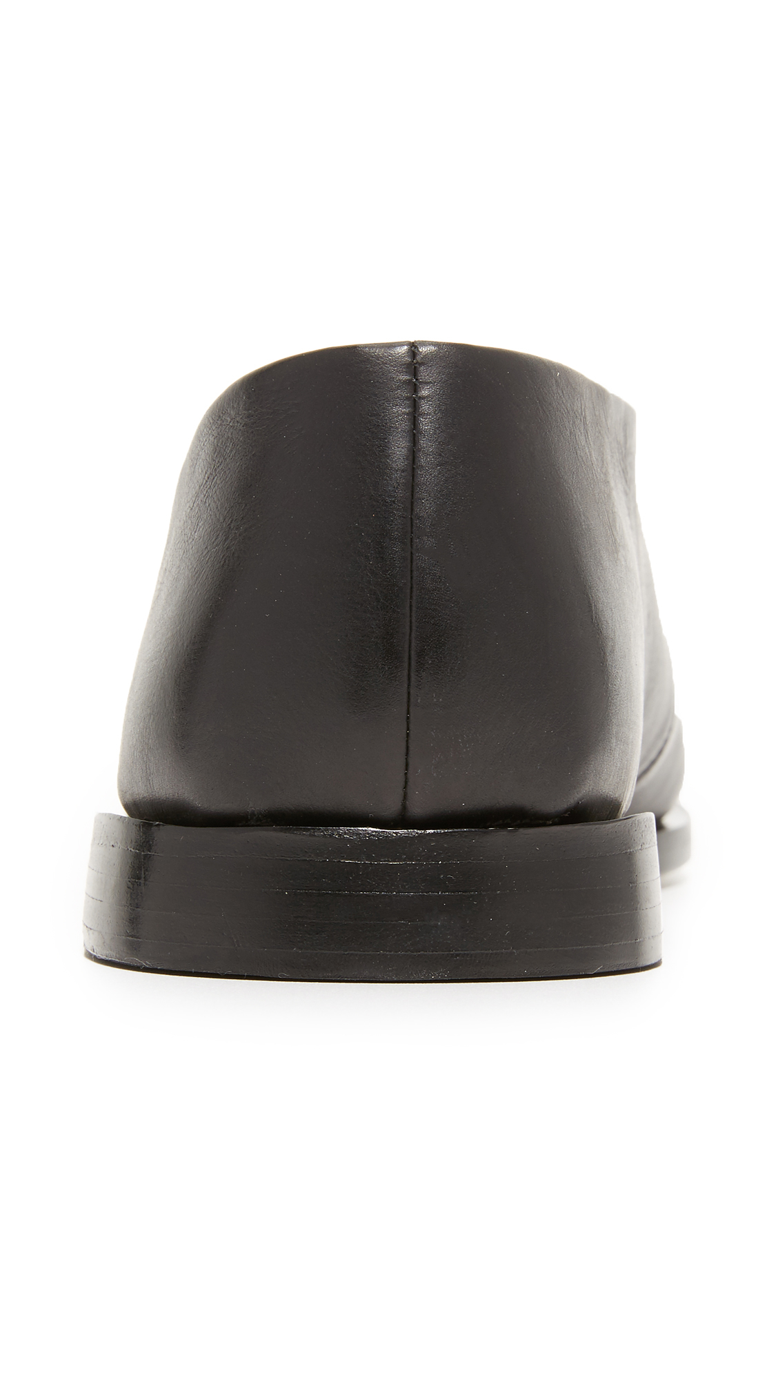 vince black leather sandals