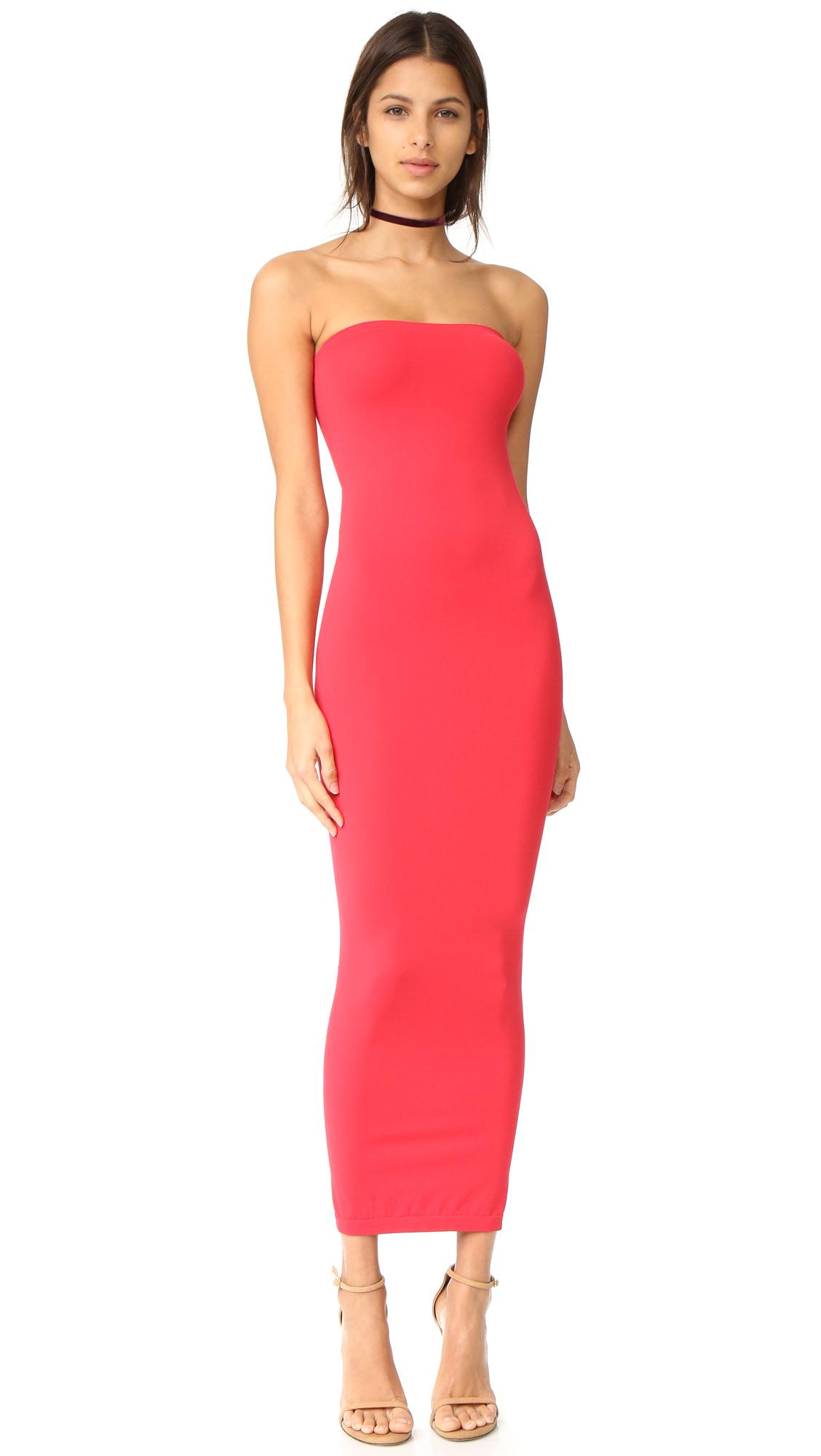 Fatal Strapless Jersey Maxi Dress By Wolford