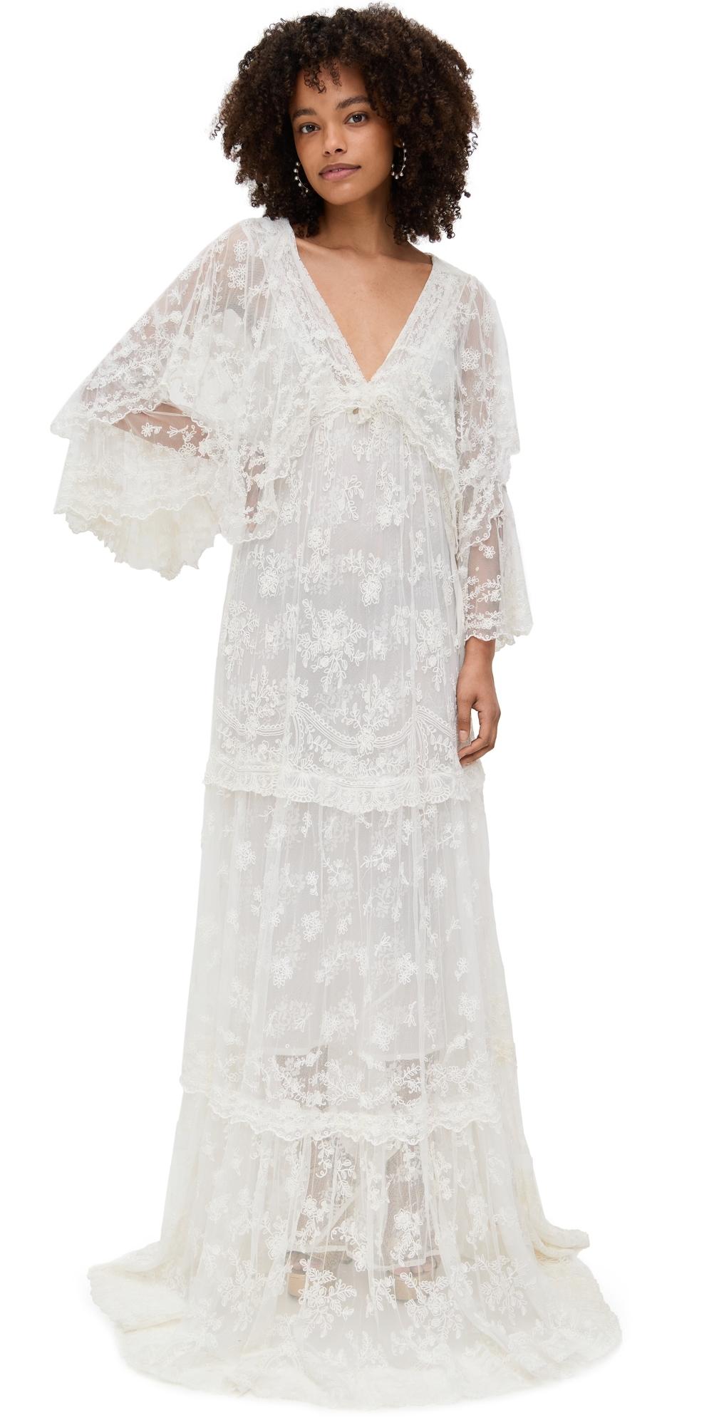 LoveShackFancy Roylan Dress in White | Lyst