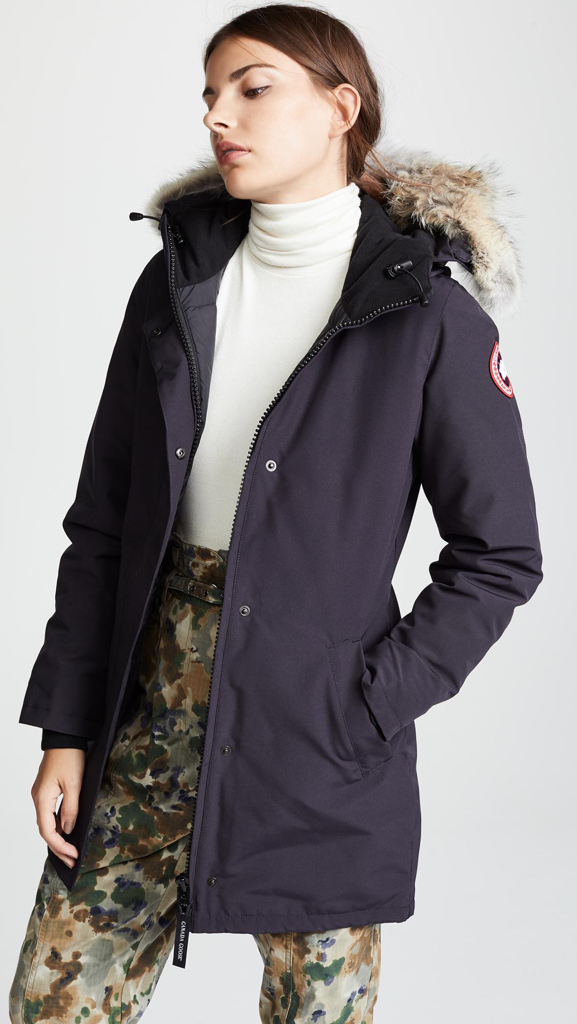 Canada goose top victoria parka blue