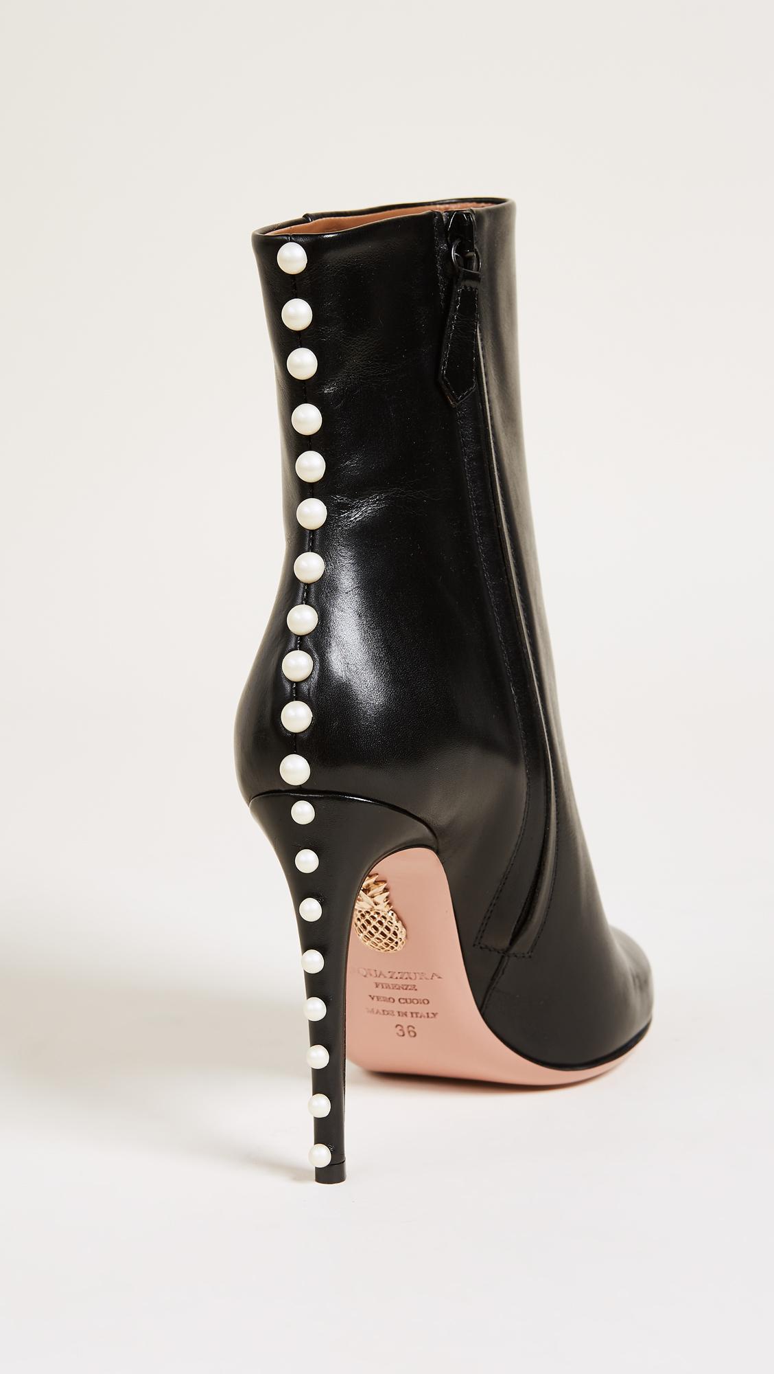 aquazzura follie pearl boots