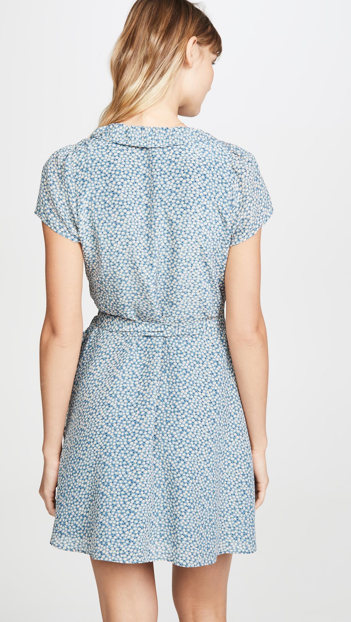 madewell ruffle edge dress
