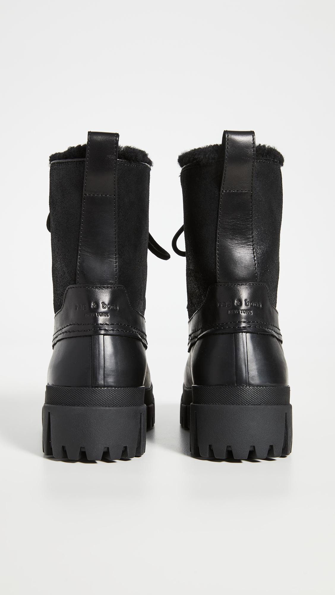 Rag \u0026 Bone Rb Winter Boots in Black | Lyst