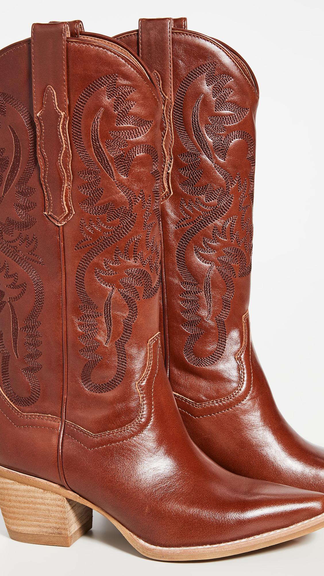jeffrey campbell dagget western boot latte