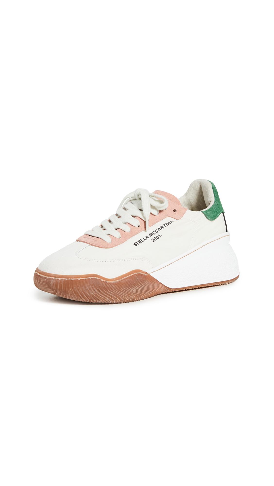 Stella McCartney Loop Lace Up Sneakers in White/Cream (White) - Lyst
