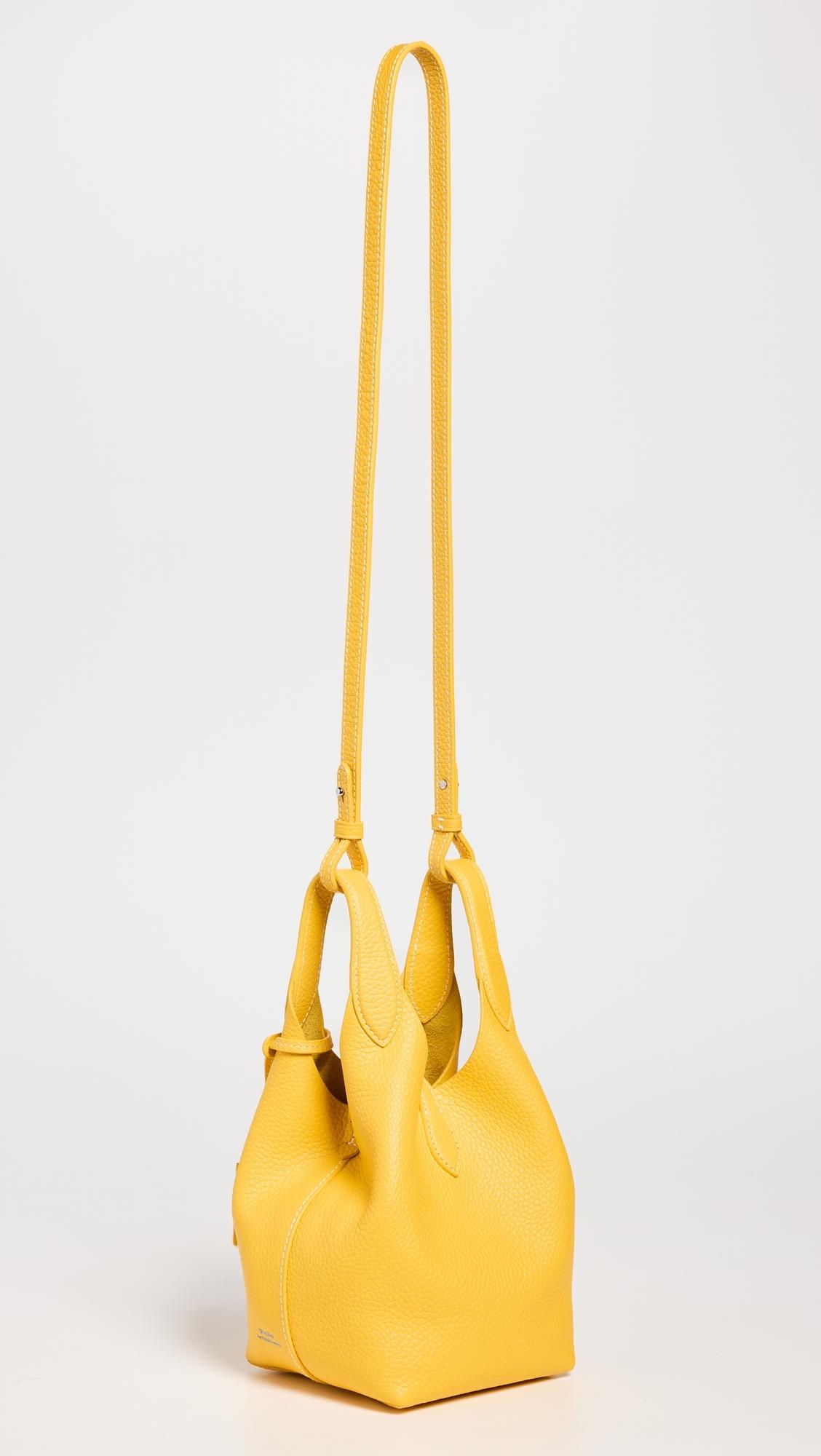 ★関税・送料込み★Polo Ralph Lauren★Drum Pebble Crossbody Polo Ralph Lauren Shiny Drum Pebble Crossbody Bag in Yellow