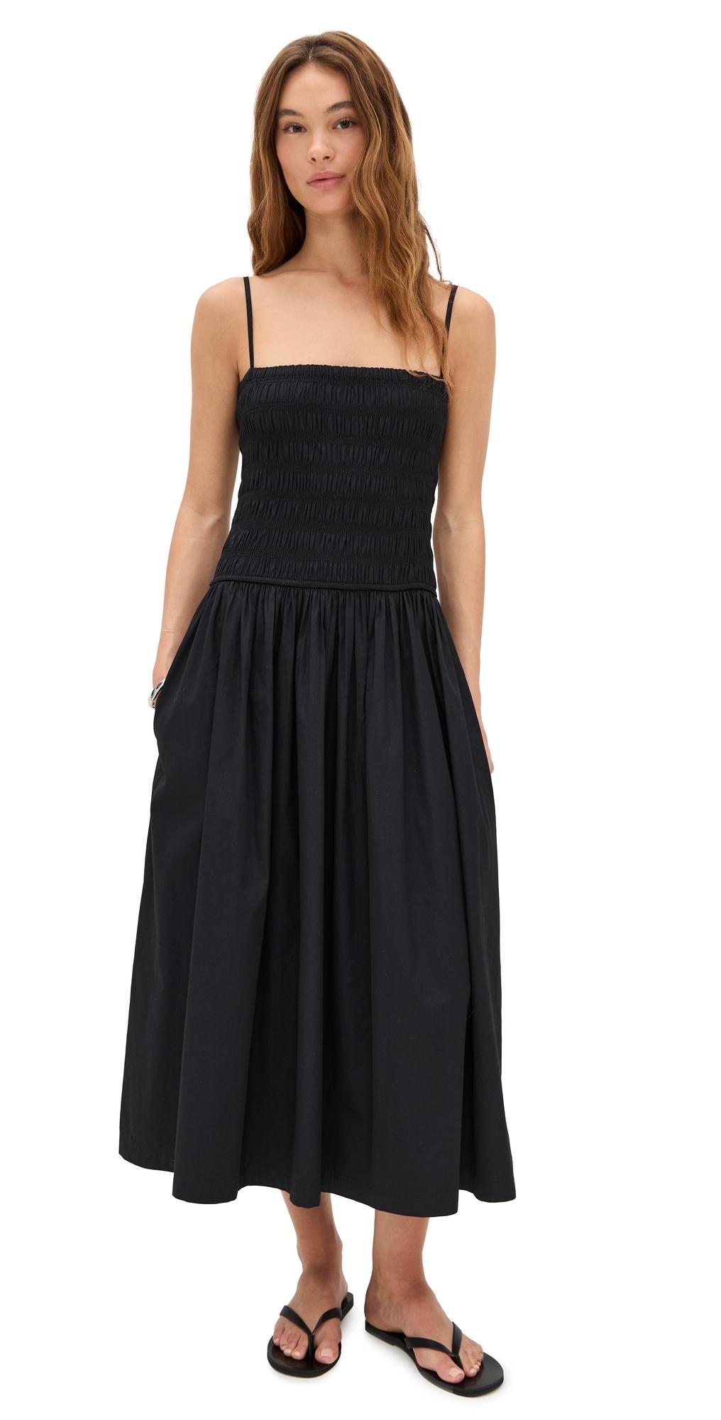 madewell poplin smocked maxi dress Petite Poplin Smocked Maxi Dress