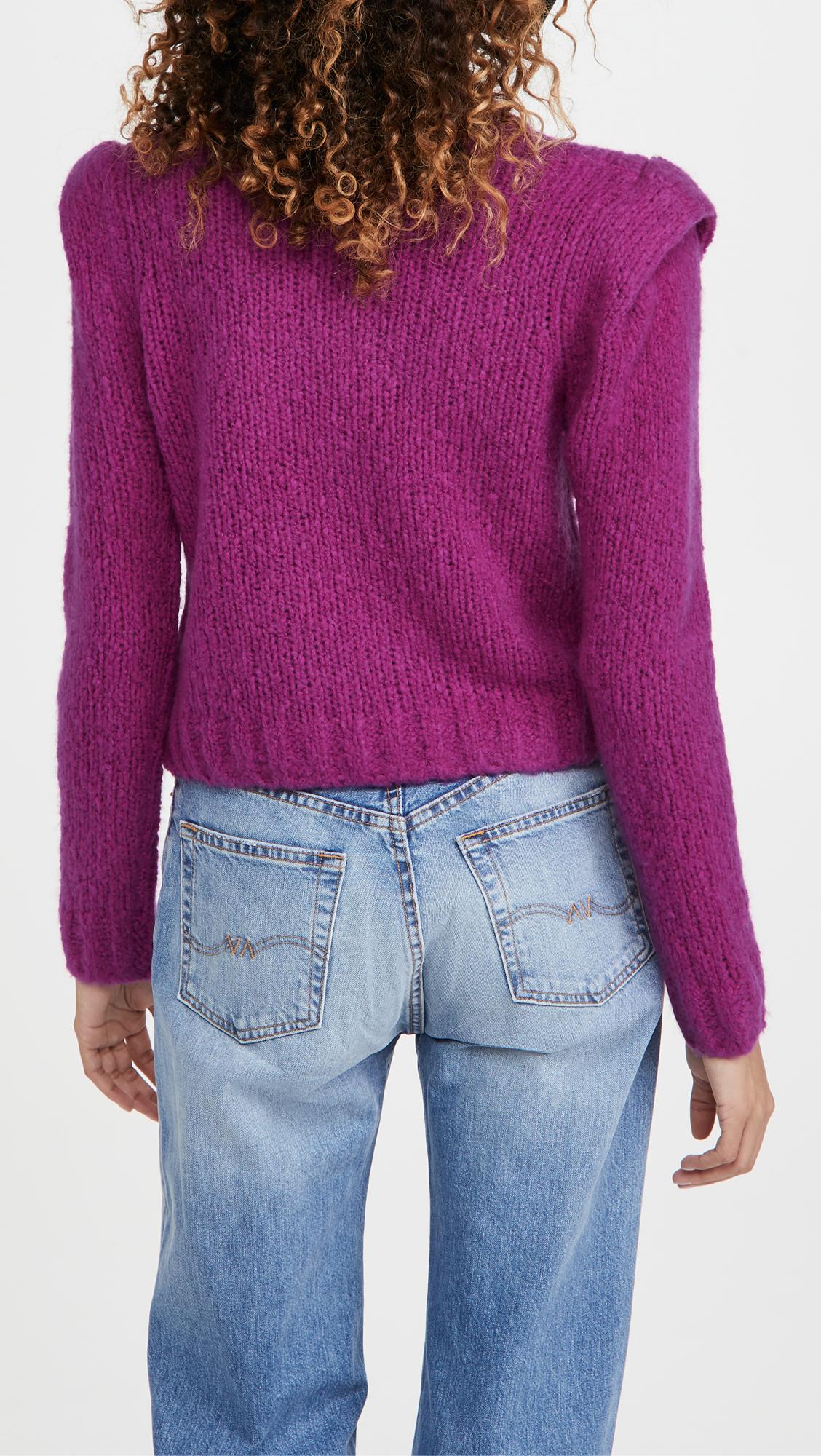 NAADAM Structured Shoulder Sweater in 