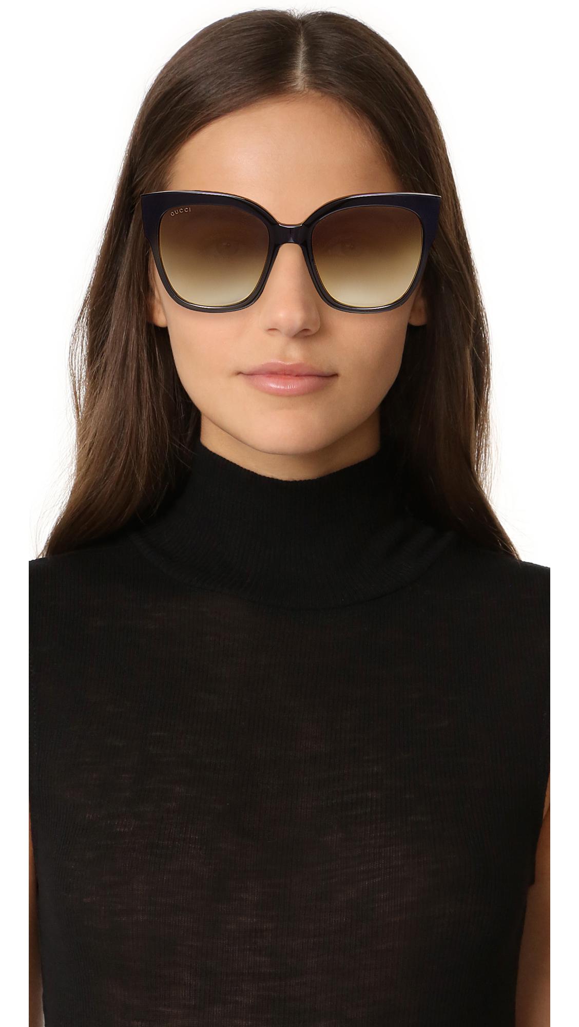 gucci tiger round sunglasses