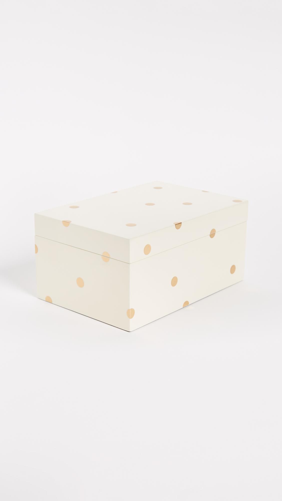 Kate Spade Felt Dots Jewelry Box Lyst