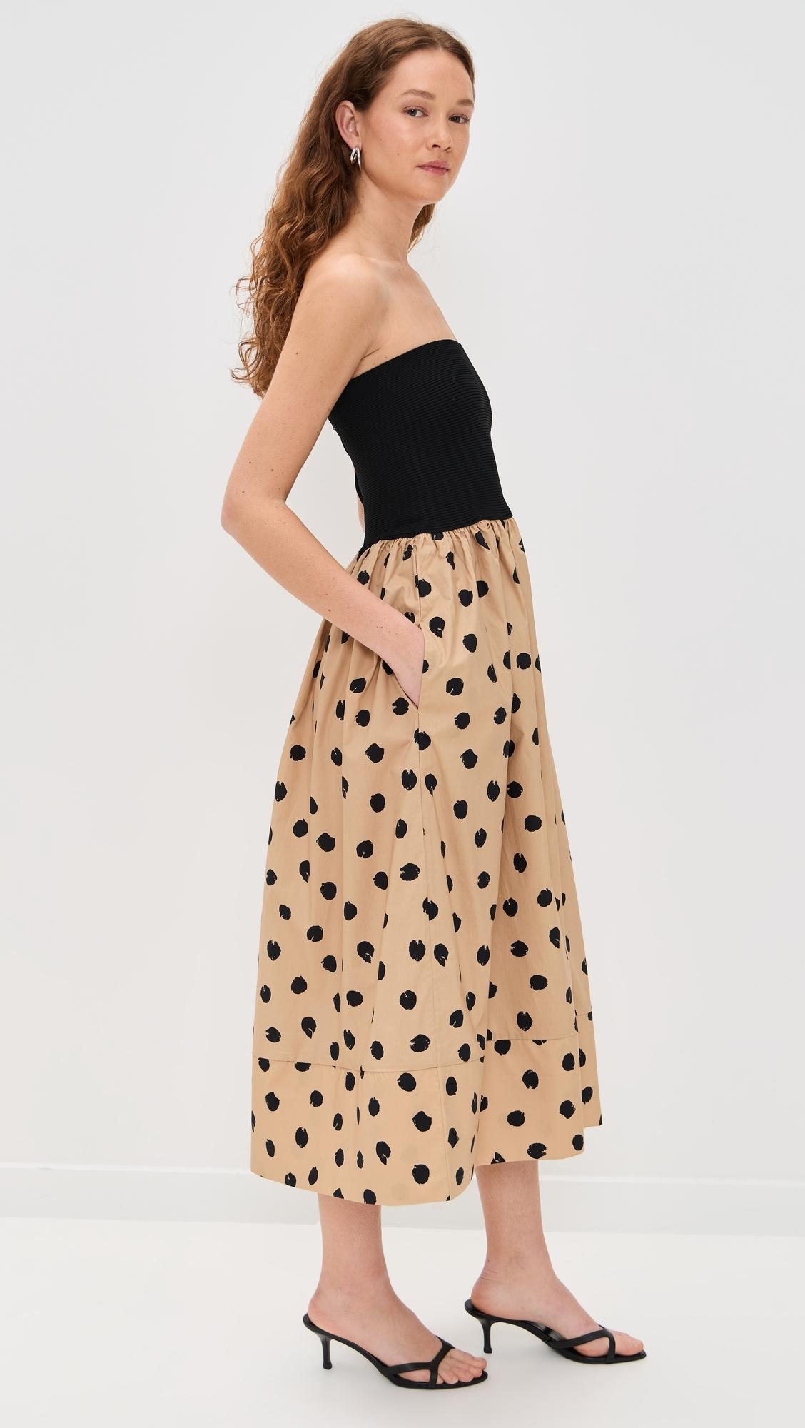 cara cara brown polka dot dress Posie Dress main image 1