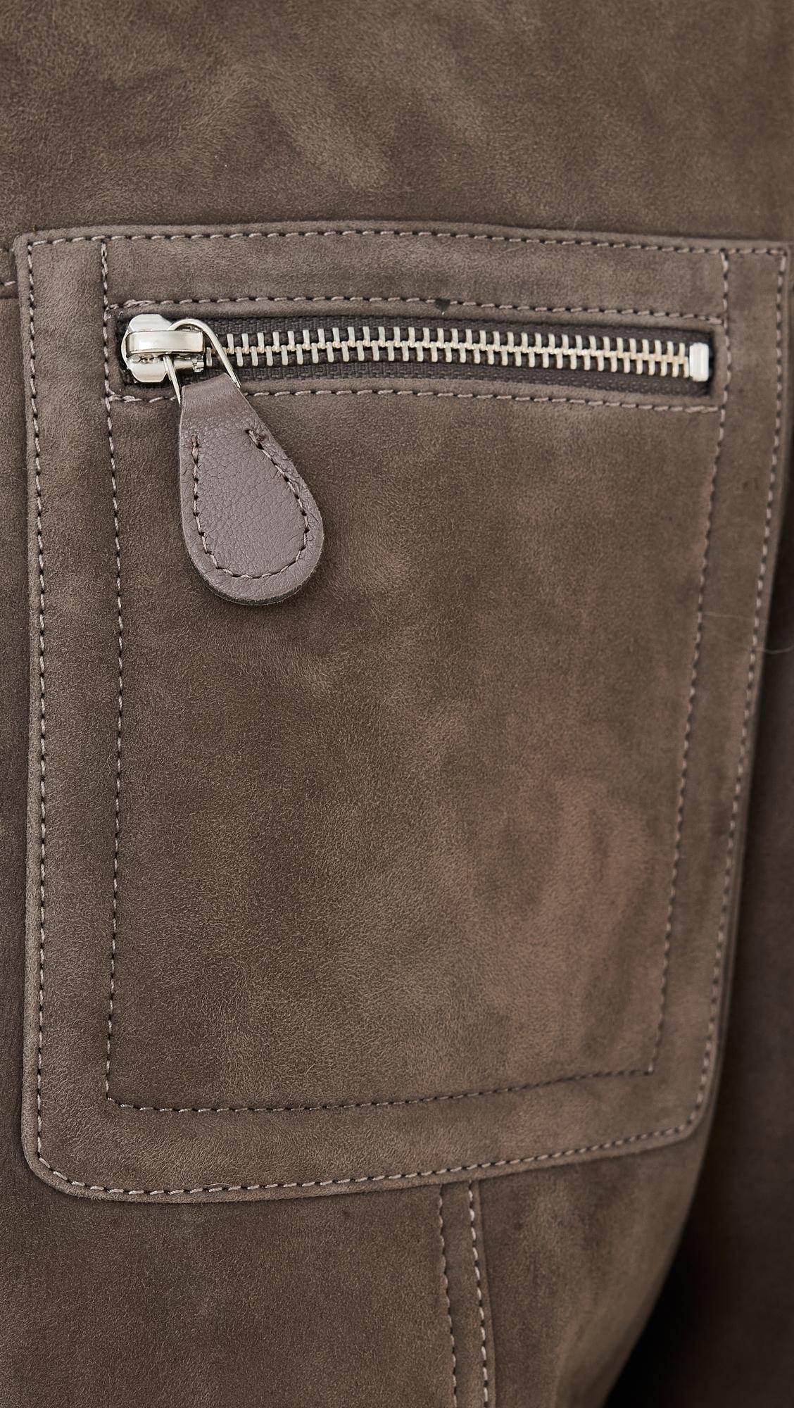 Saks Potts Felix Jacket in Brown | Lyst Saks Potts Felix Jacket in Brown | Lyst