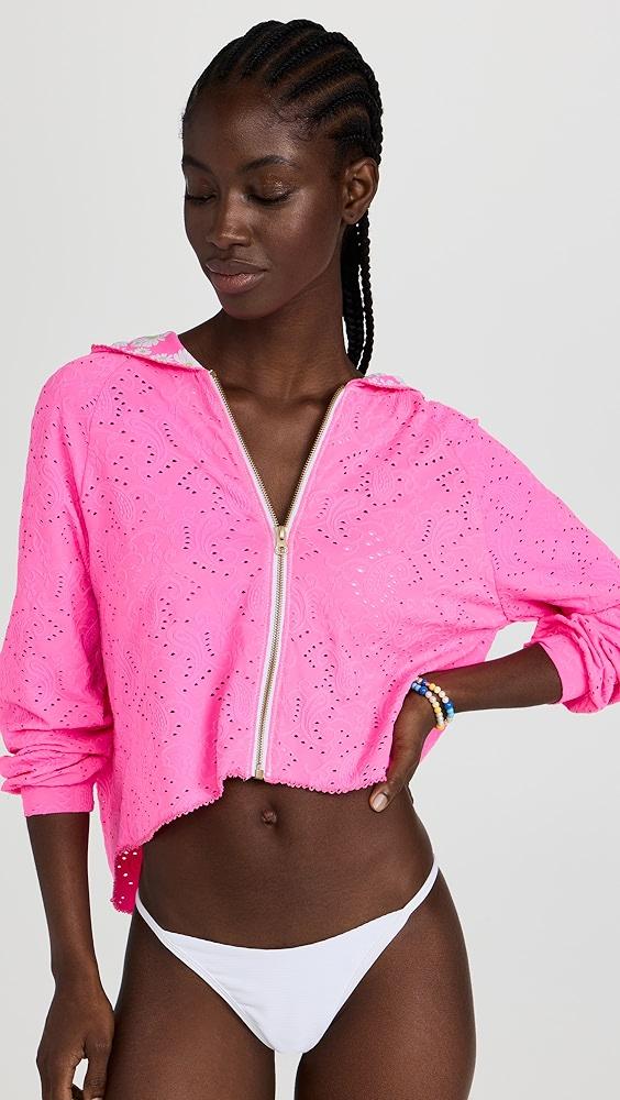 LoveShackFancy X Hurley Zip Hoodie in Pink Lyst