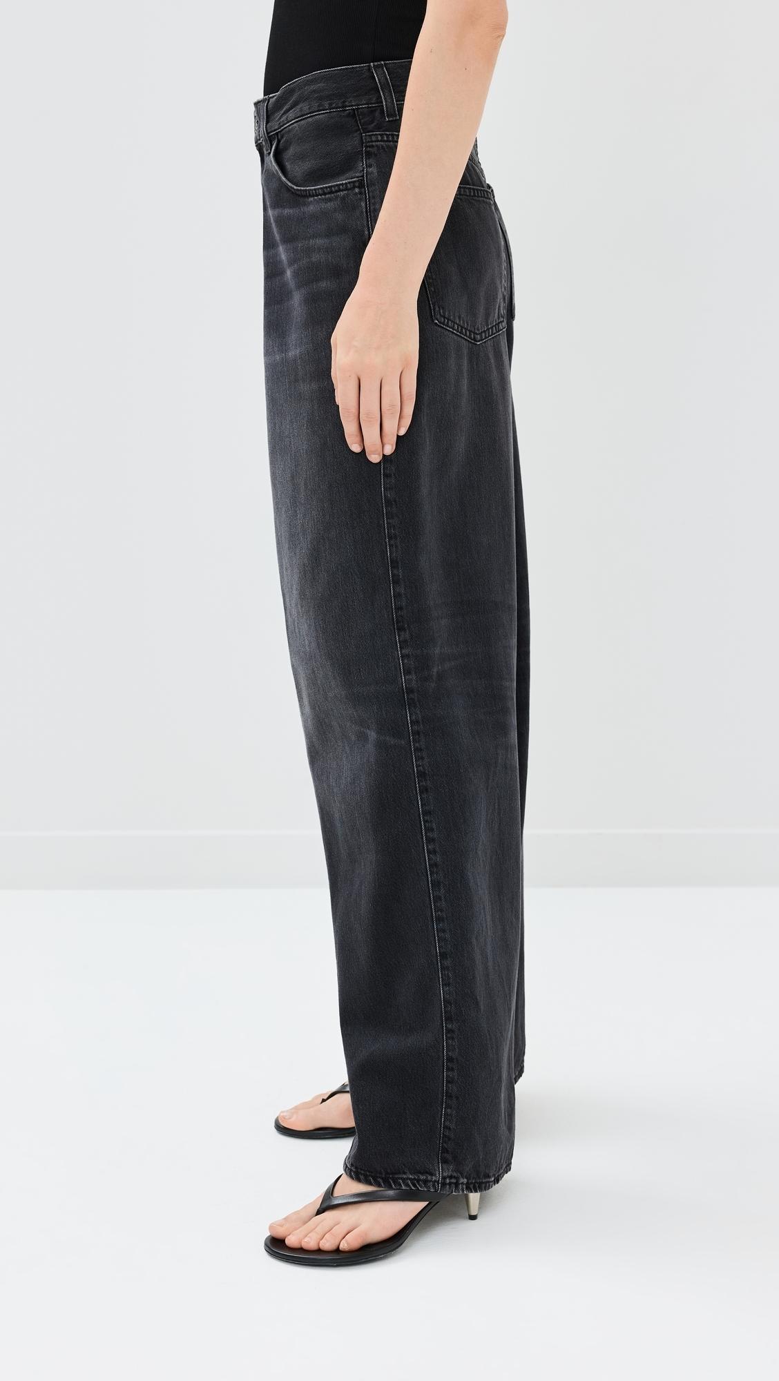 デニム・ジーパン HAIKURE CANDY WIDE-LEG JEANS IN DENIM Haikure Candy Wide Leg Jeans in Blue Tencel | FWRD