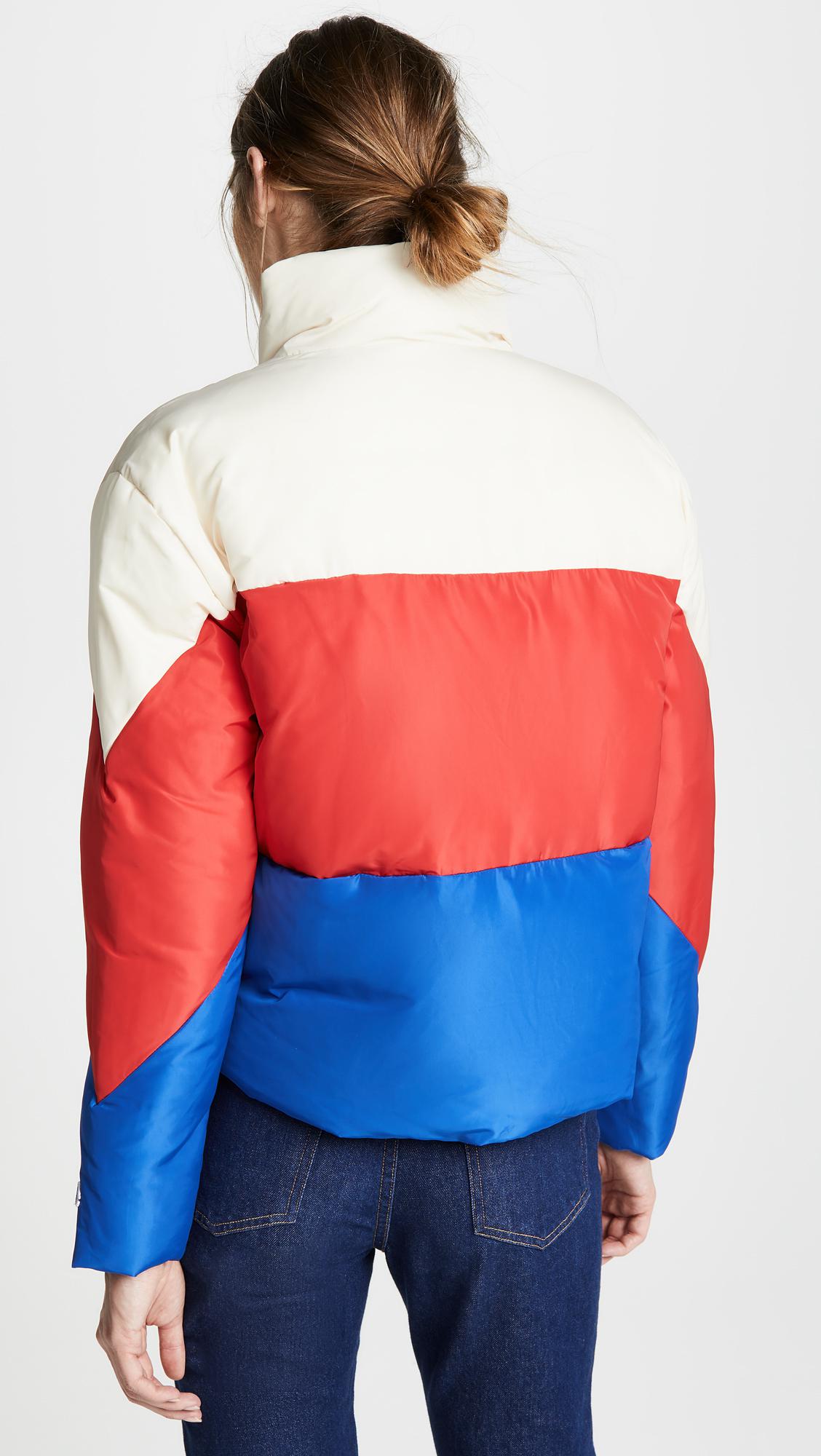 red champion puffer jacket