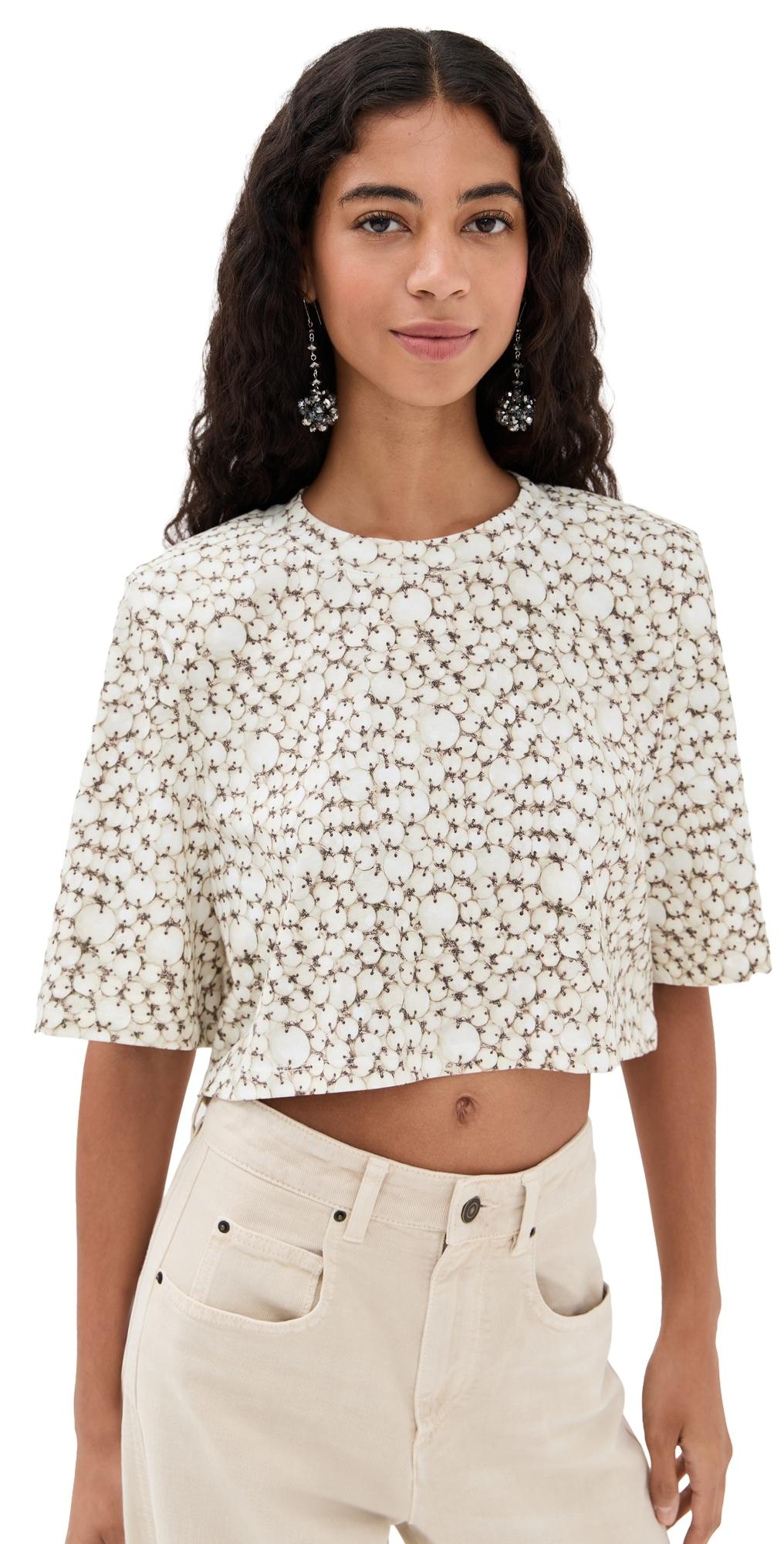 Tシャツ・カットソー ISABEL MARANT Women Tunic Tops 400028 TS0197FA B2N01I WHITE ISABEL MARANT Women Tunic Tops 400028 TS0197FA B2N01I WHITE
