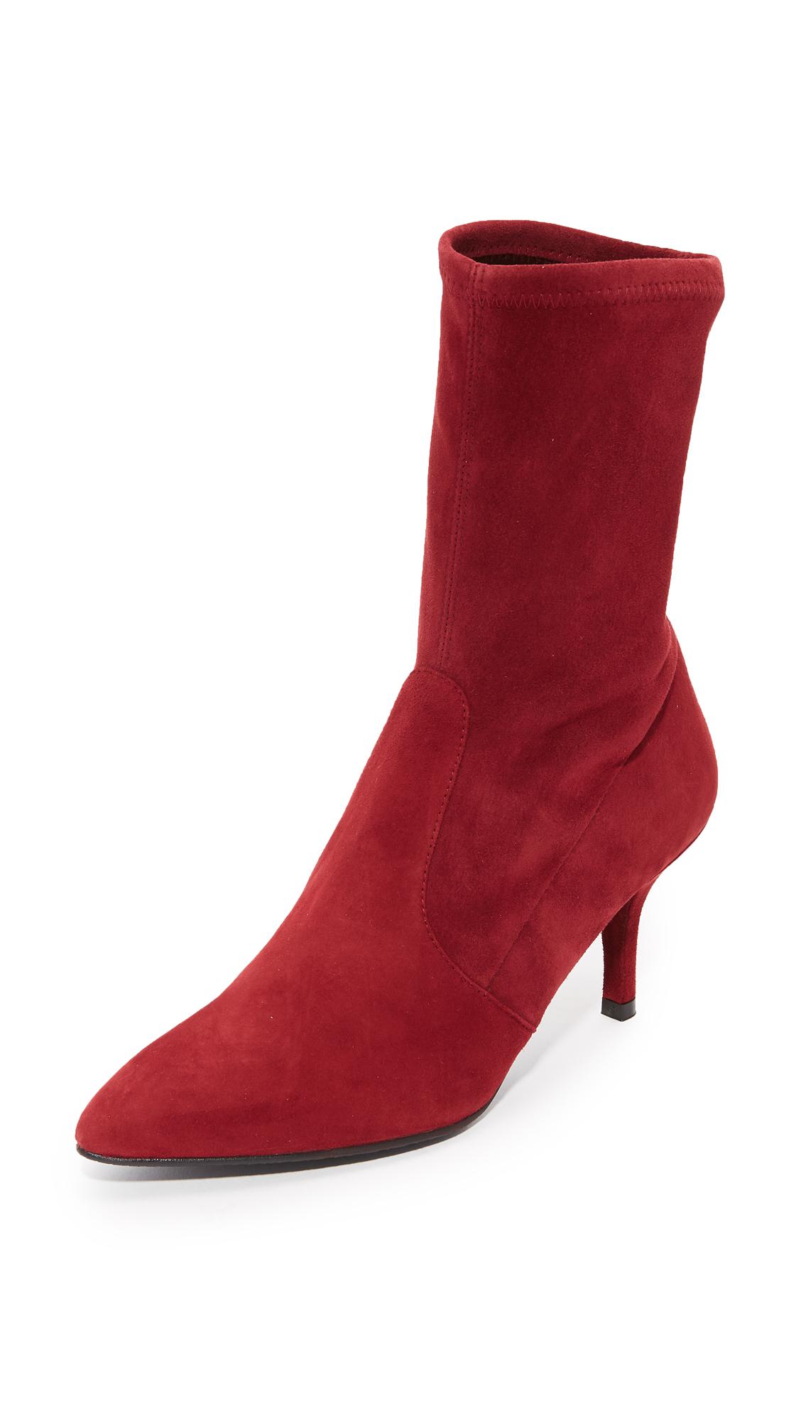 kitten heel booties wide width