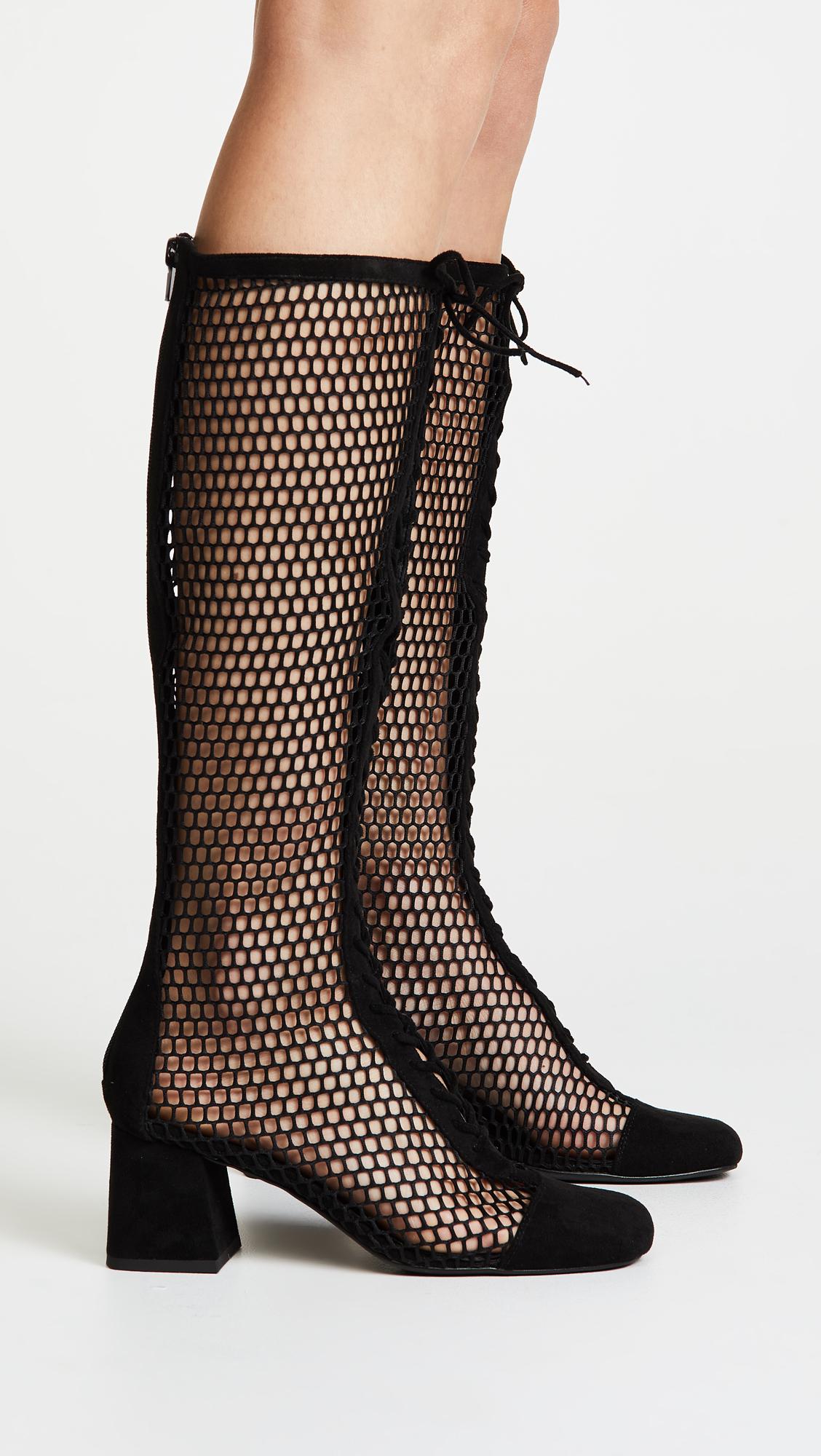 Jeffrey campbell mesh clearance boots