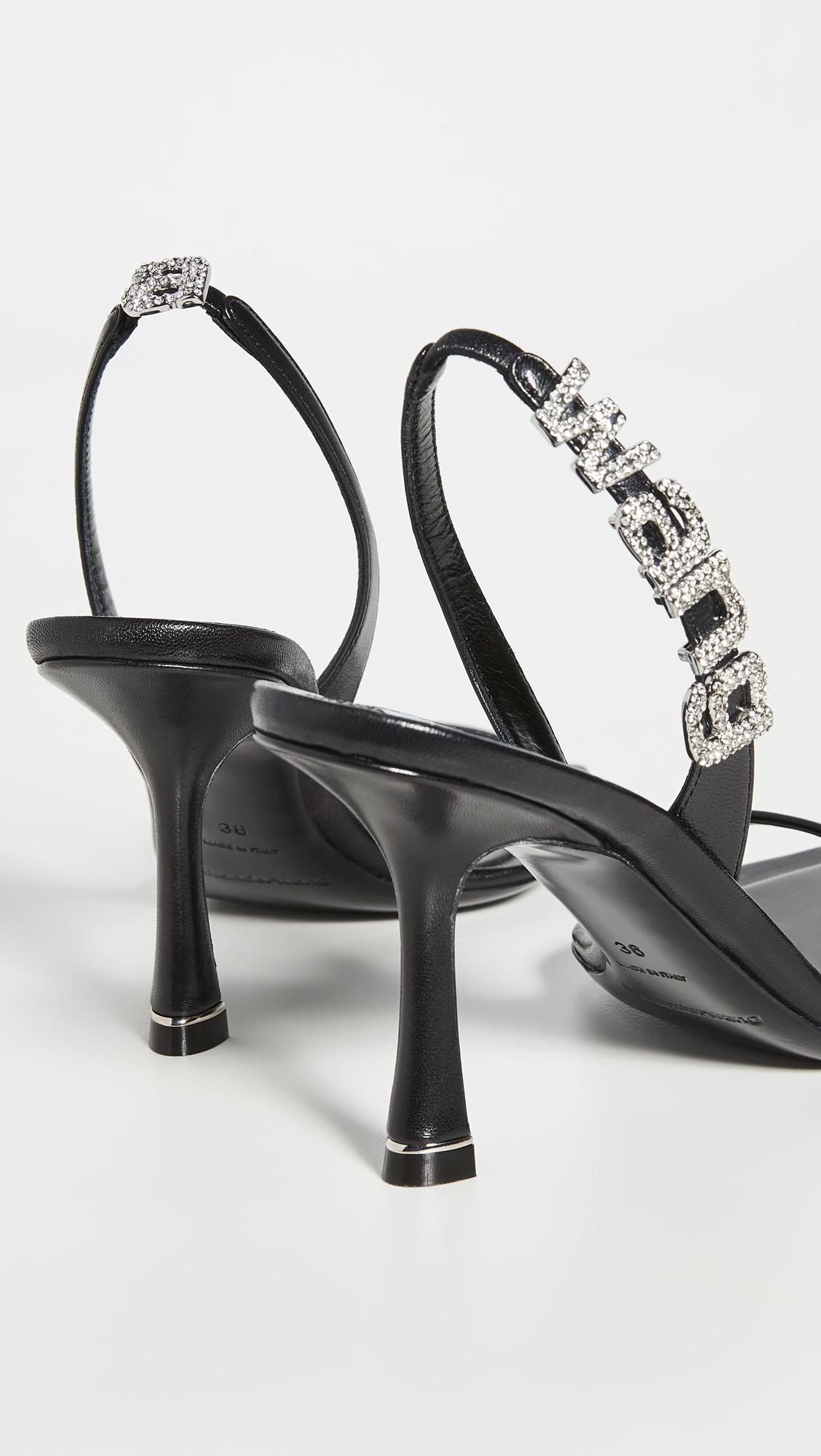 Alexander Wang 85mm Ivy Slingback Sandals in Black | Lyst Alexander Wang 85mm Ivy Slingback Sandals in Black | Lyst
