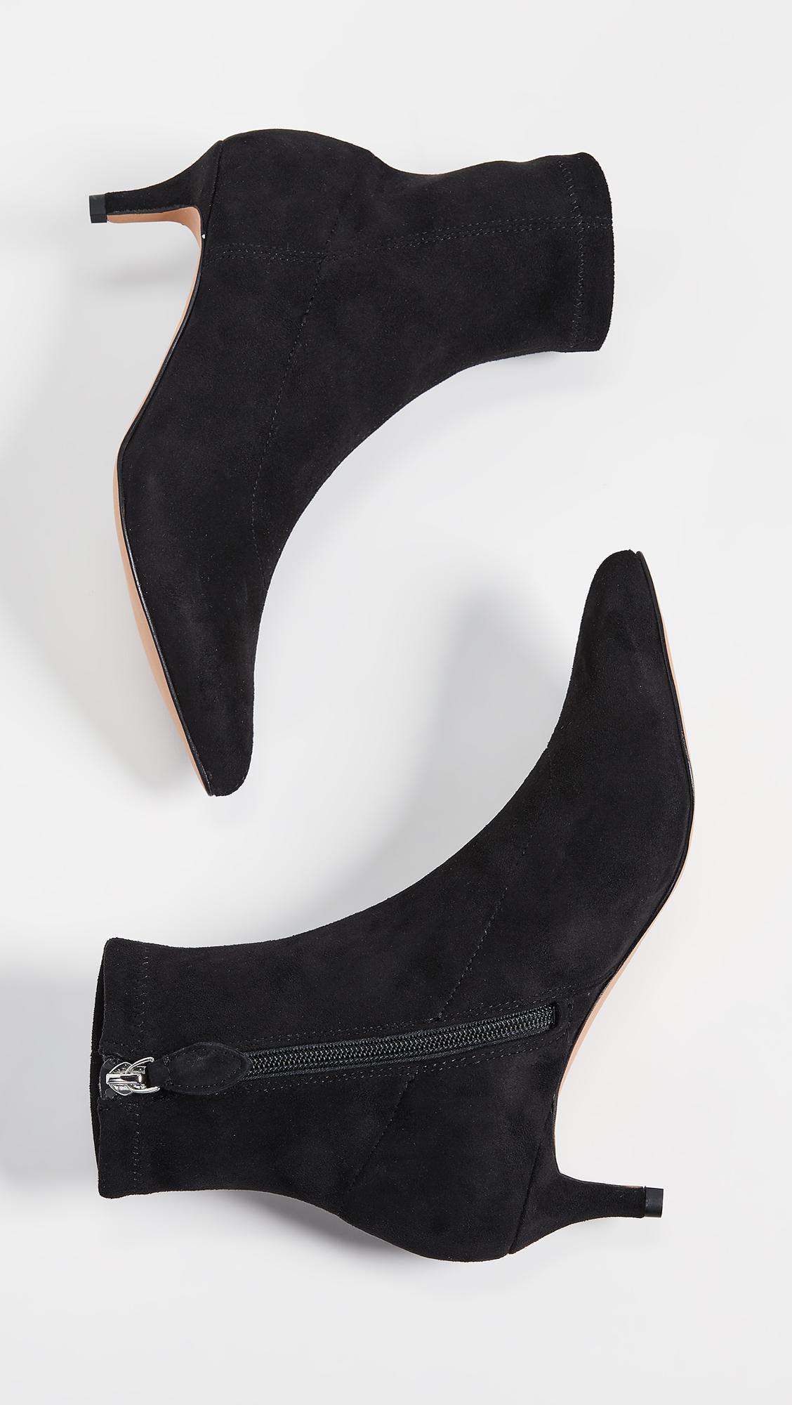 rebecca minkoff sayres kitten heel booties