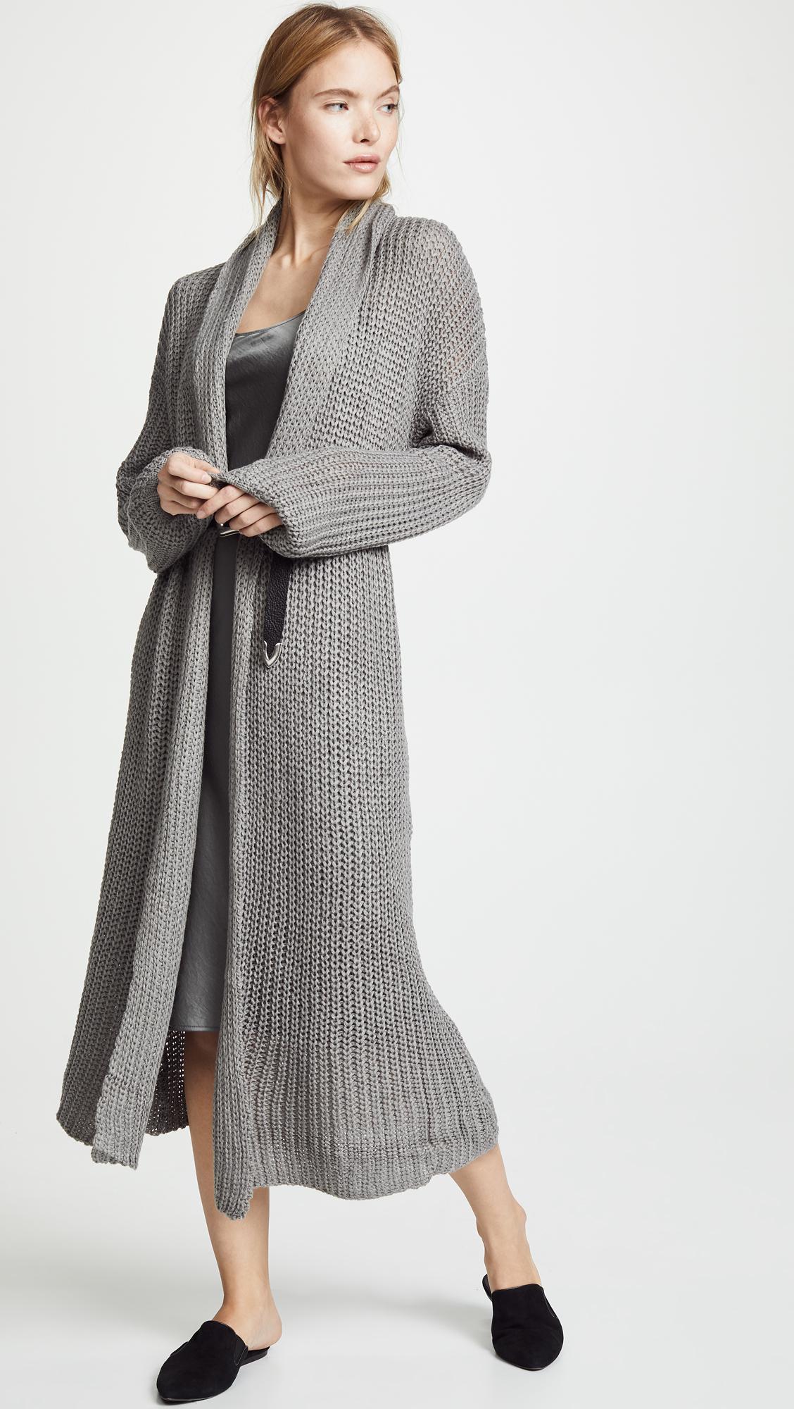 thick duster cardigan