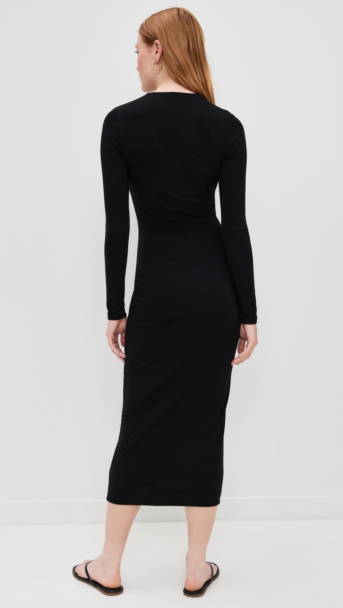 james perse bodycon dress JAMES PERSE RUCHED BODYCON DRESS STRENGTHY VELVET FIG: Sz 0/XS, MSRP $265, NWI