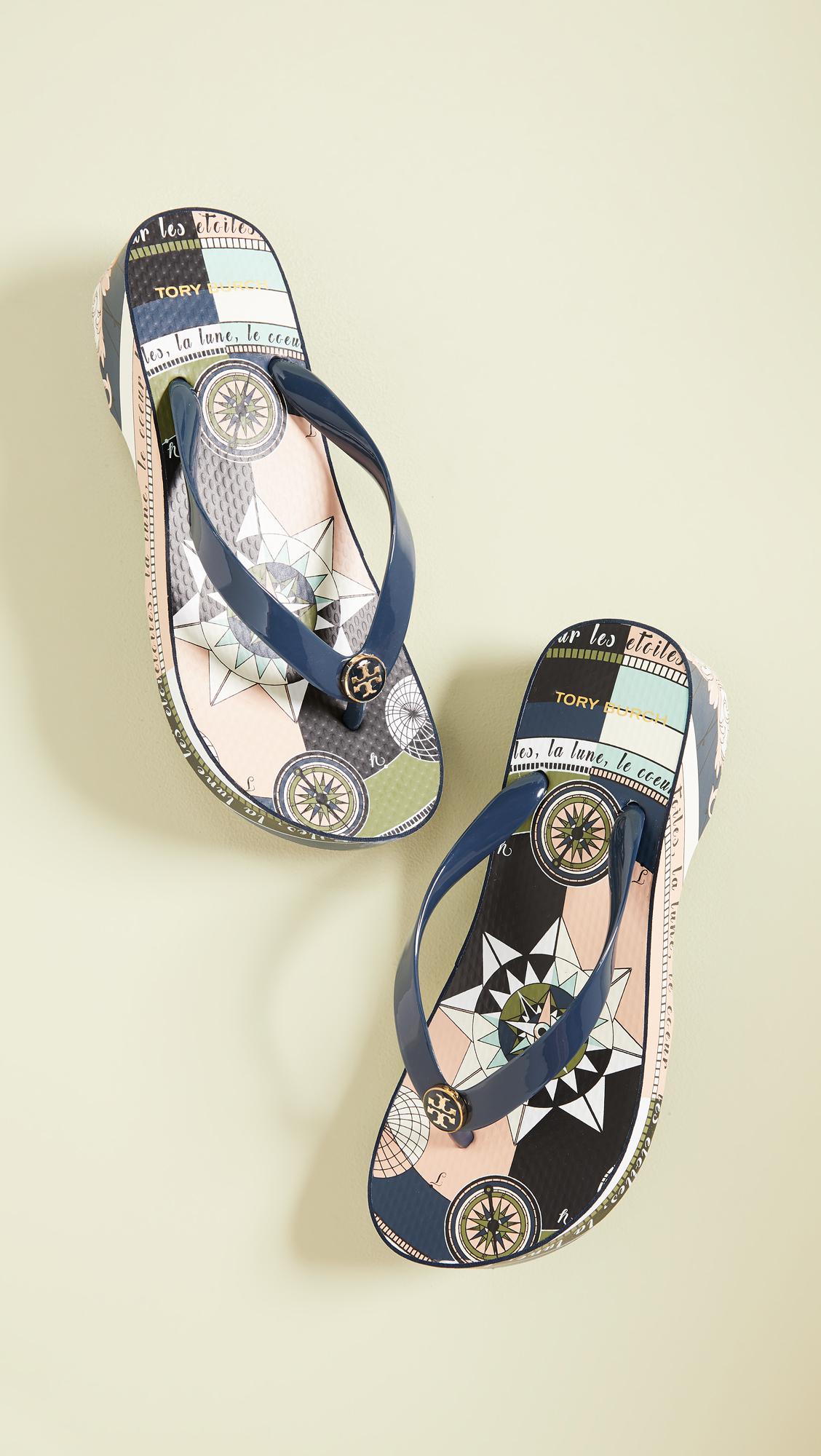 Tory Burch Wedge Flip Flops Clearance Wholesale, Save 44% 