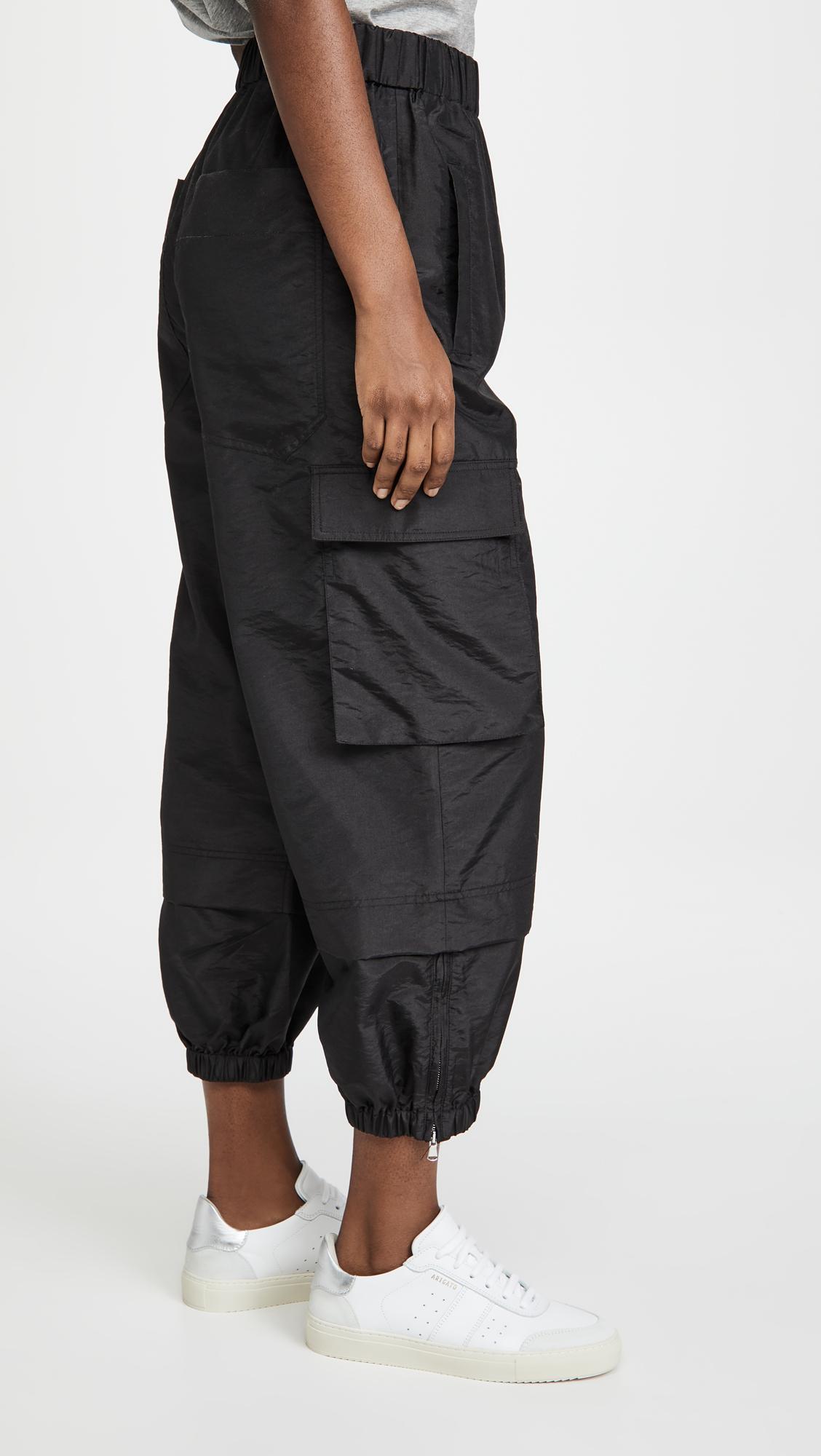 Tibi Synthetic Crispy Nylon Pull On 