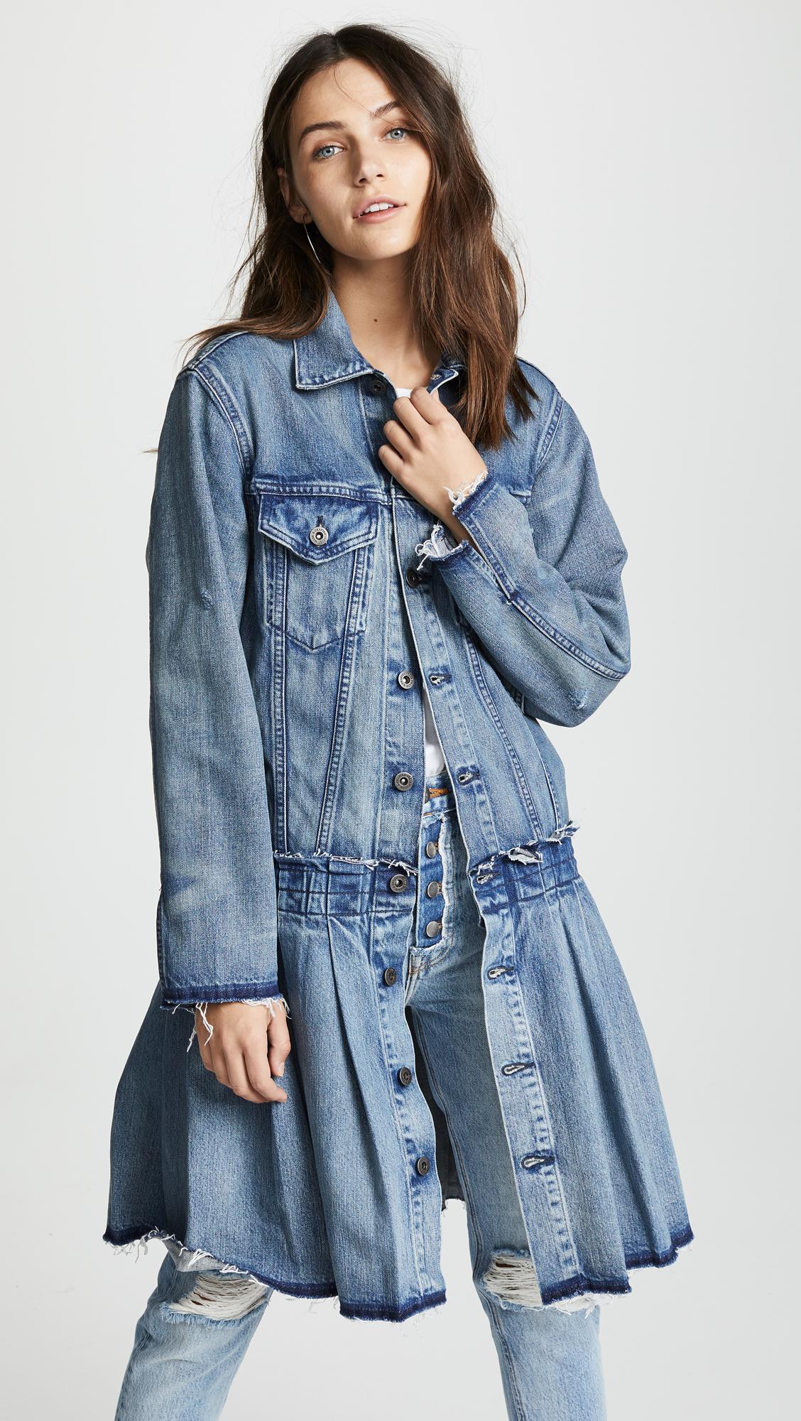 levis pleated trucker jacket