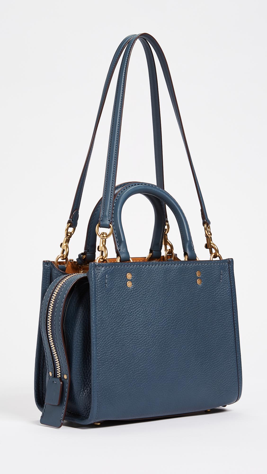 COACH Leather Rogue Bag 25 in Dark Denim (Blue) - Lyst