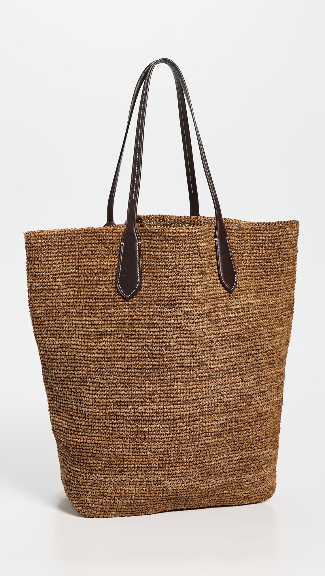 Polo Ralph Lauren Large Tote in Brown | Lyst