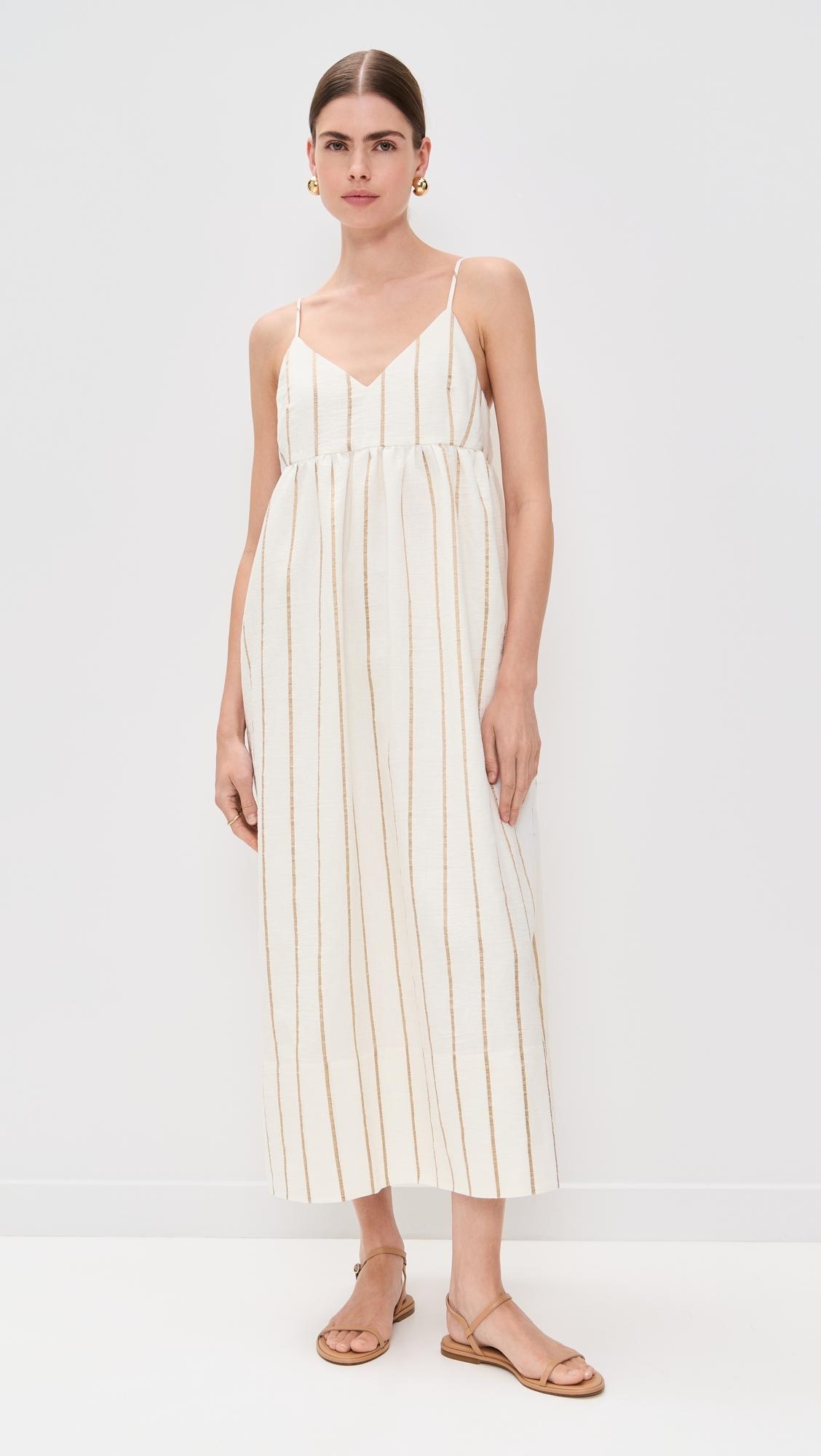 women's plus size white dress Garden of Eden Maxi Dress