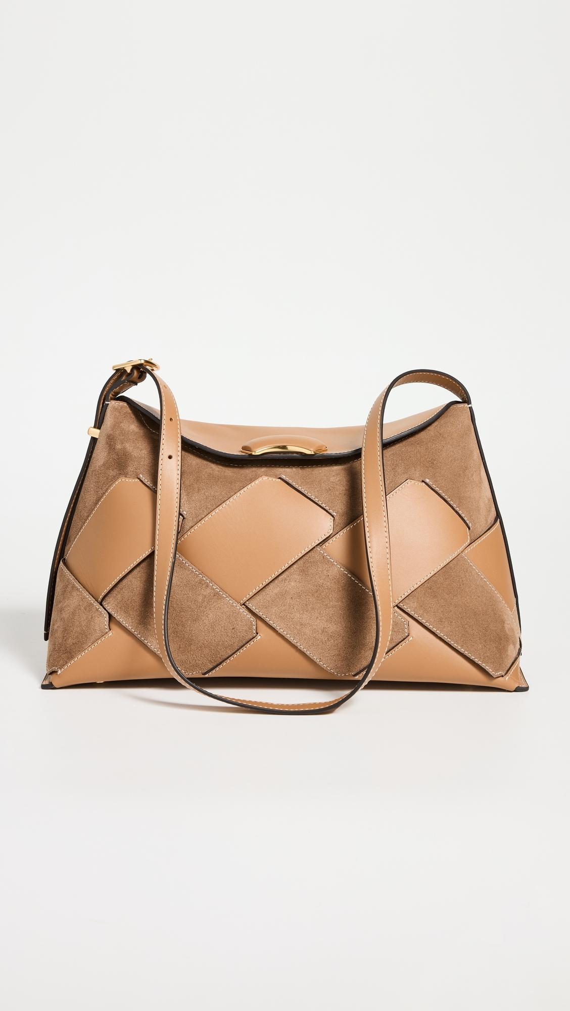 【3.1 Phillip Lim】ID Soft Shoulder Bag Almond Black ID Soft Shoulder Bag | Phillip Lim Stylish Bags